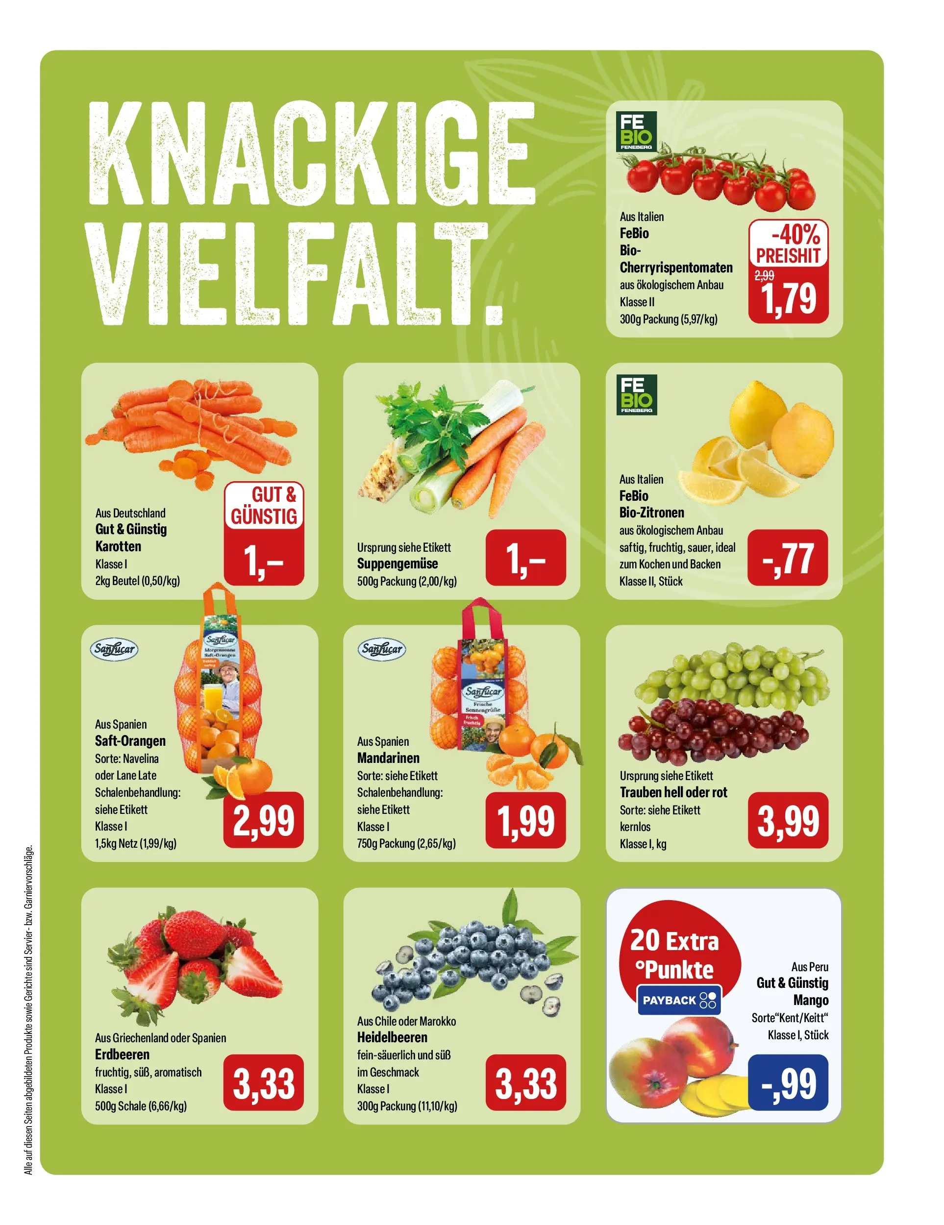 Feneberg - Feneberg: Aktuelle Angebote (ab 23.02.2026) zum Blättern | Seite: 5 | Produkte: Trauben, Orangen, Heidelbeeren, Mango