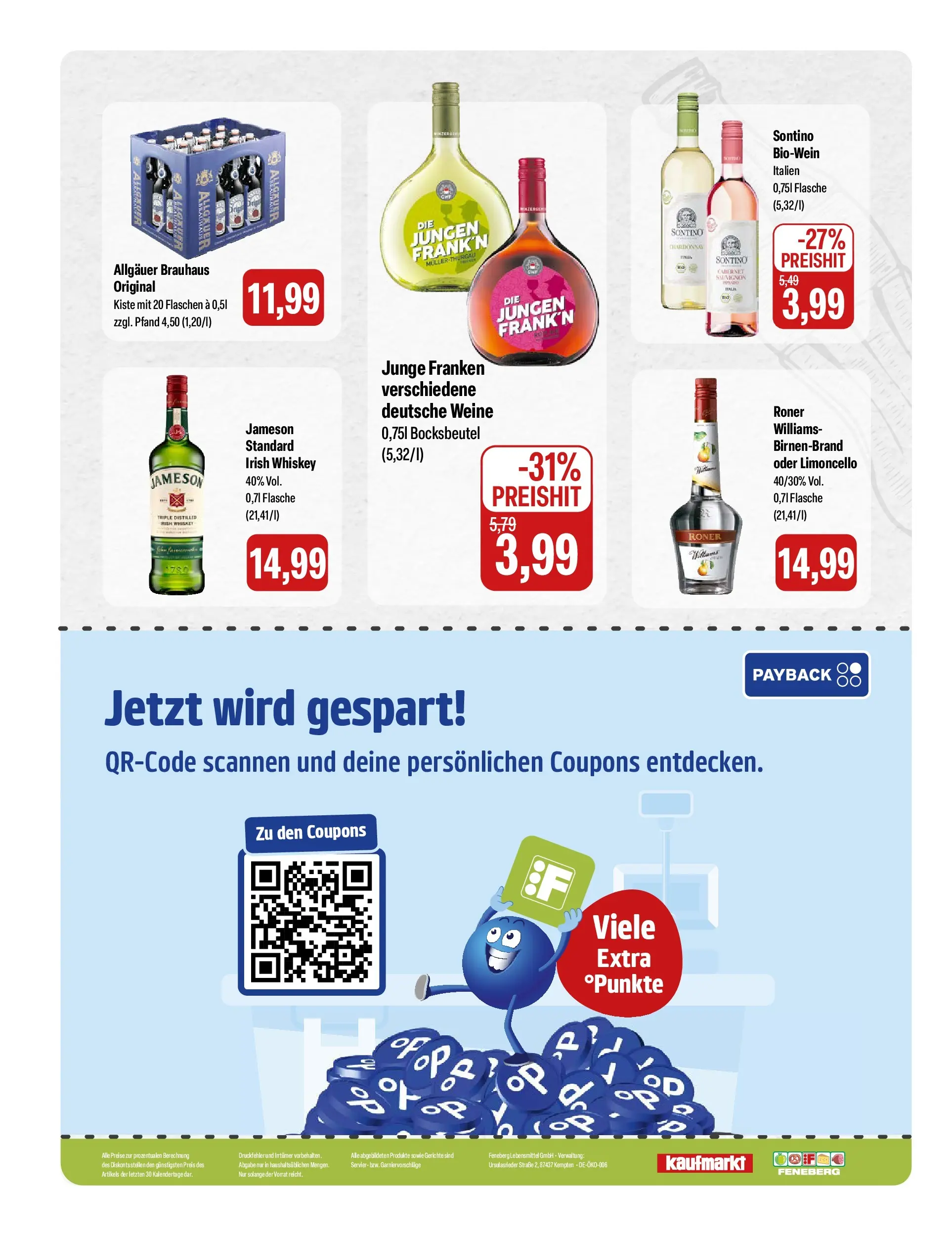Feneberg - Feneberg: Aktuelle Angebote (ab 23.02.2026) zum Blättern | Seite: 16 | Produkte: Jameson, Limoncello, Whiskey