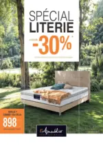 L'Ameublier Jusqu'au 14 mars, profitez de jusqu'&agrave; -30%* sur une s&eacute;lection d'articles de literie d&eacute;sign&eacute;s en magasin. - au 14.03.2026