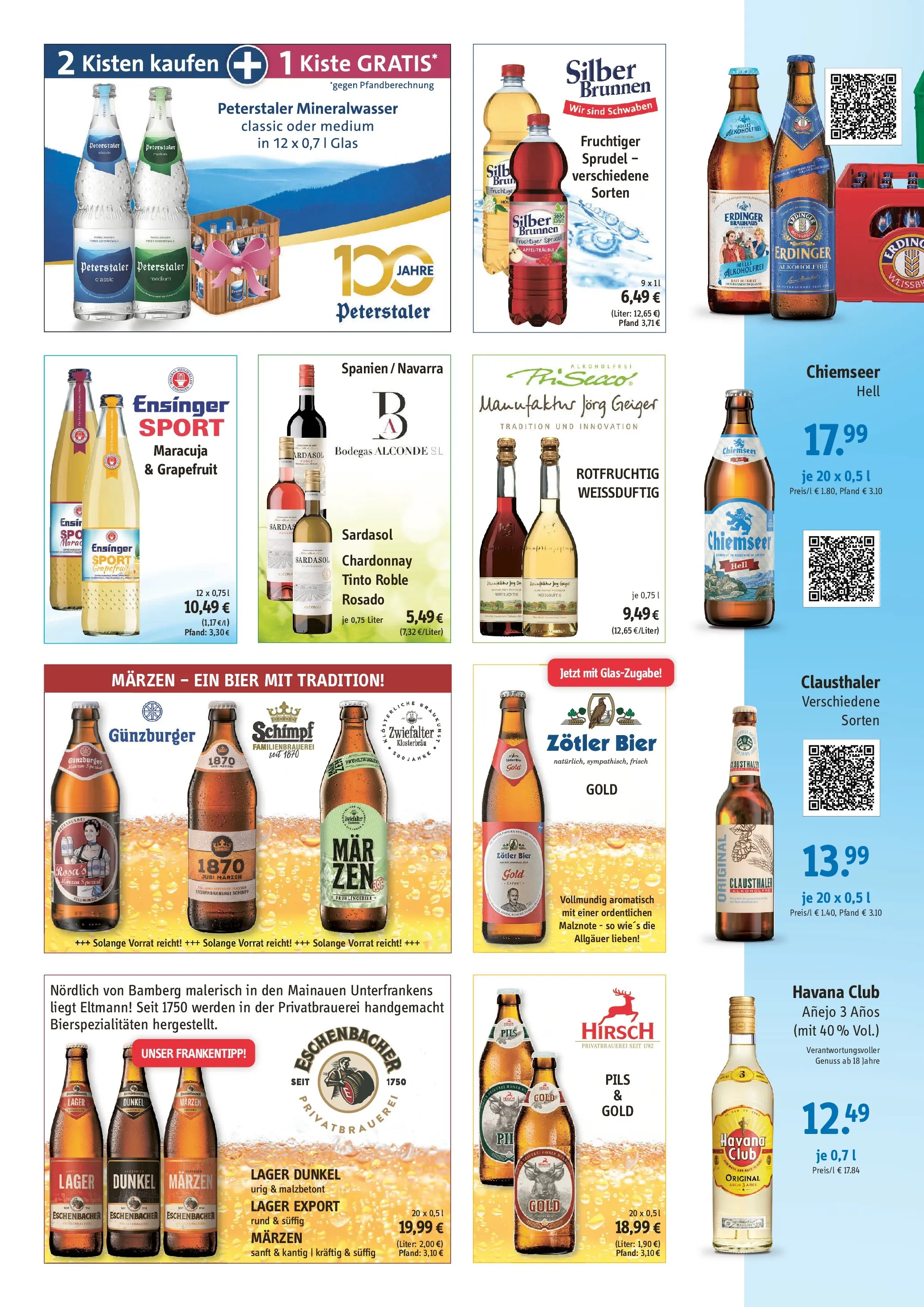 Angebote - Getränke Apfelbach: Angebote (ab 01.03.2026) zum Blättern | Seite: 2 | Produkte: Erdinger, Pils, Mineralwasser, Grapefruit