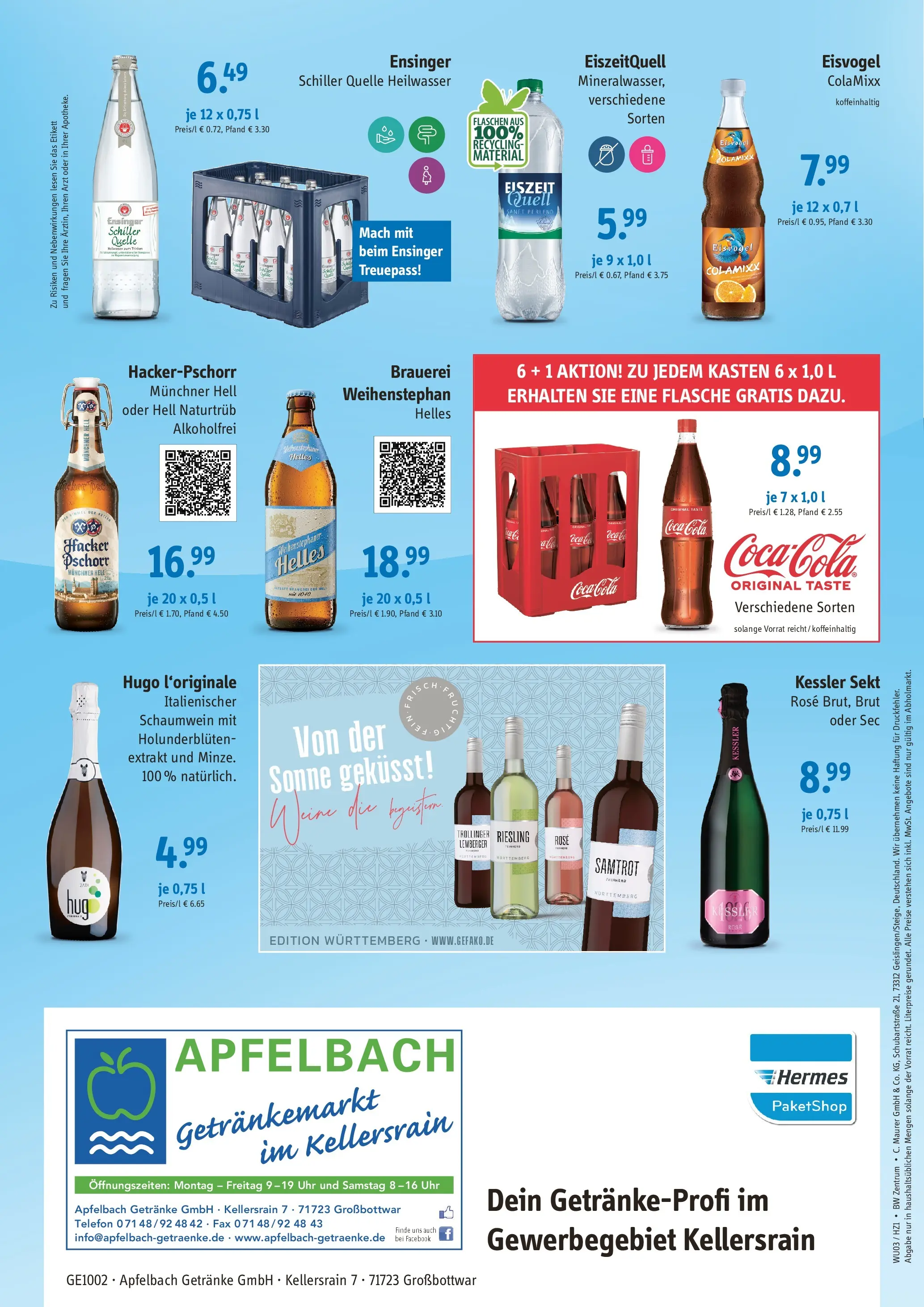 Angebote - Getränke Apfelbach: Angebote (ab 01.03.2026) zum Blättern | Seite: 4 | Produkte: Cola, Sekt, Telefon, Uhr