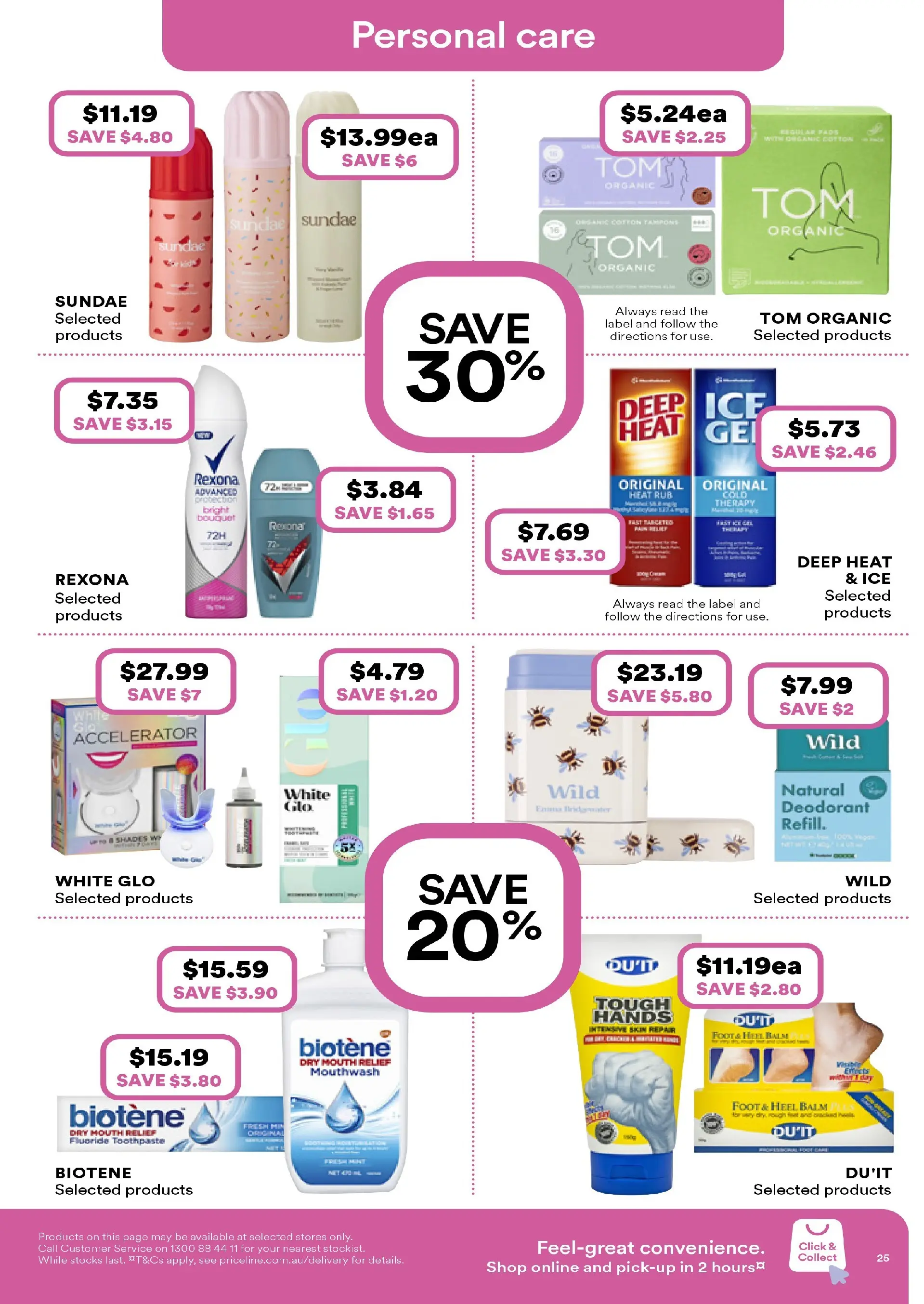 Priceline Pharmacy Catalogue Corrimal  - 19/02/2026 > weekly / monthly specials | Page: 25 | Products: Deodorant, Toothpaste, Mouthwash, Pc