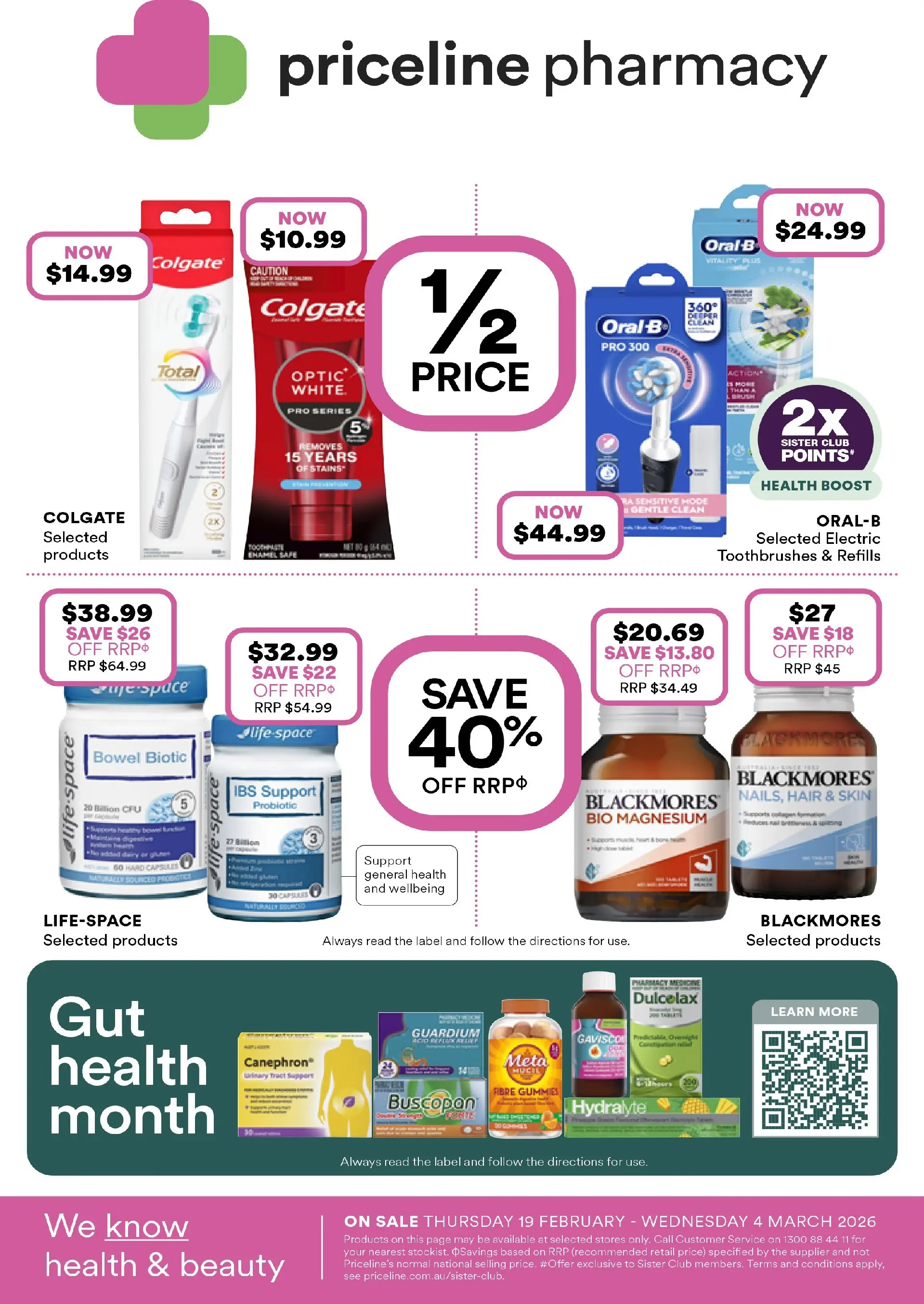 Priceline Pharmacy Catalogue Corrimal  - 19/02/2026 > weekly / monthly specials | Page: 32