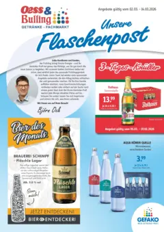 Angebote - Getränke Oess & Bulling: Angebote ab 01.03.2026 gültig