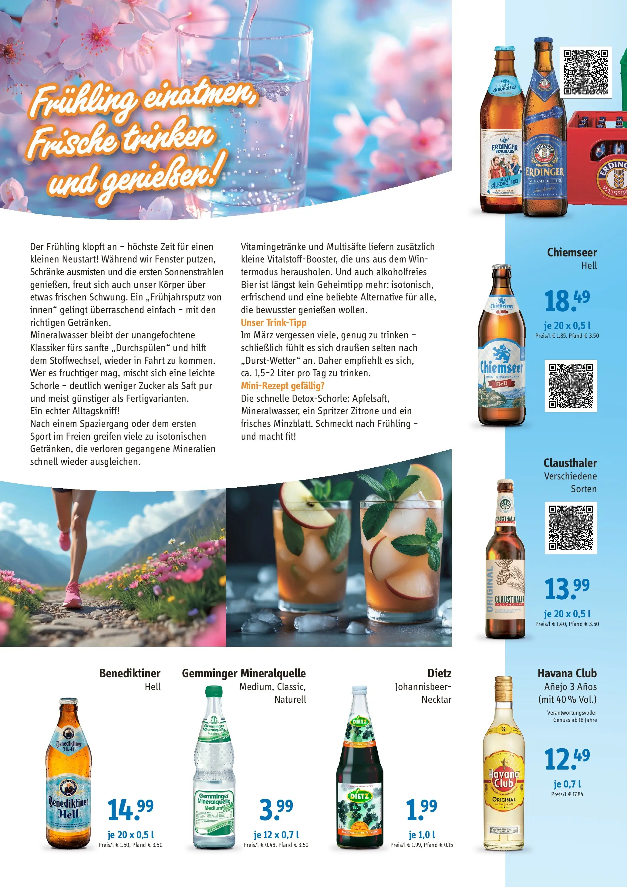 Angebote - Getränke Oess & Bulling: Angebote (ab 01.03.2026) zum Blättern | Seite: 2 | Produkte: Havana club, Benediktiner hell, Zitrone, Saft