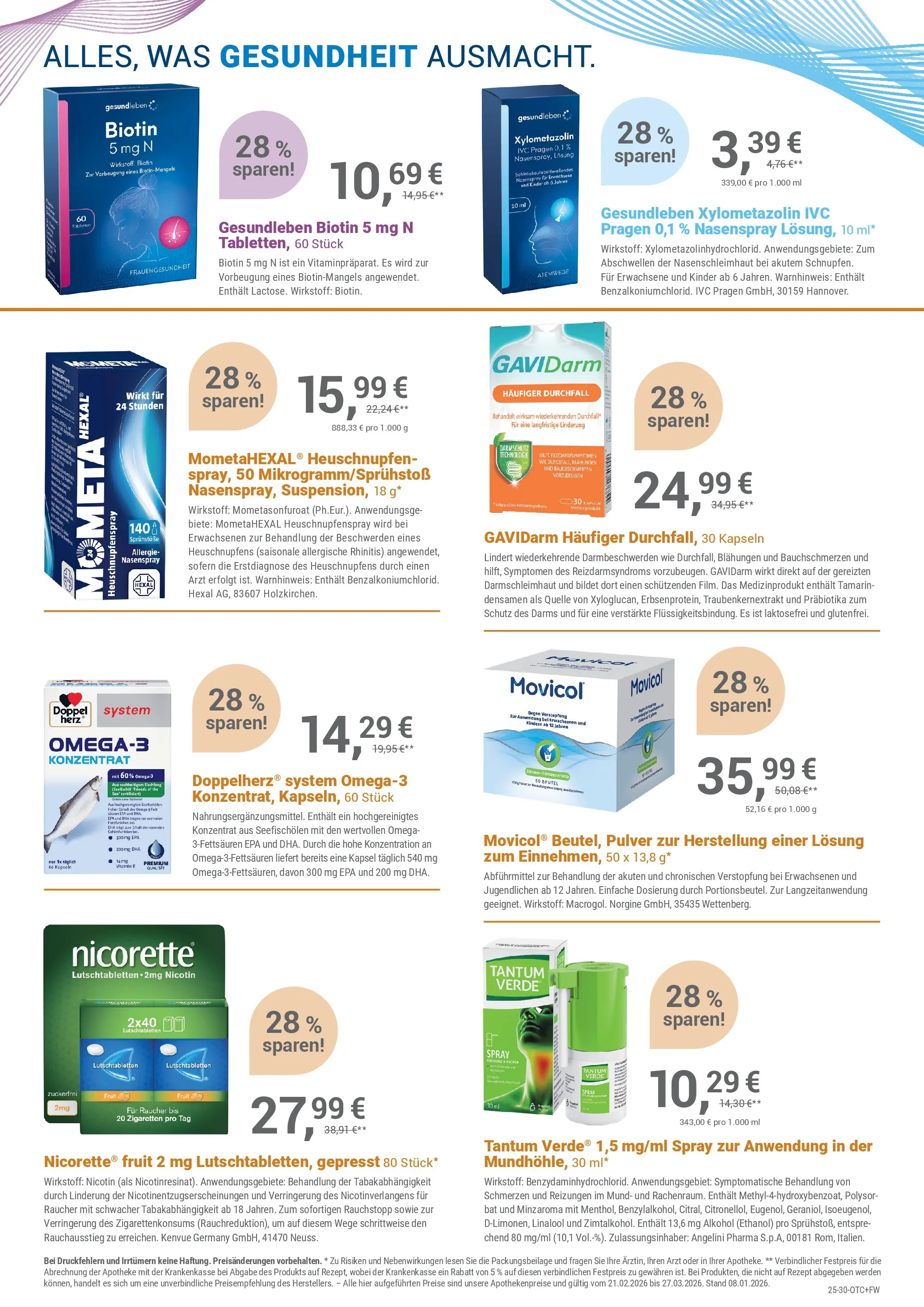 Angebote - Ihre Apotheke vor Ort: Jetzt alle Angebote auch online entdecken! (ab 20.02.2026) zum Blättern | Seite: 3