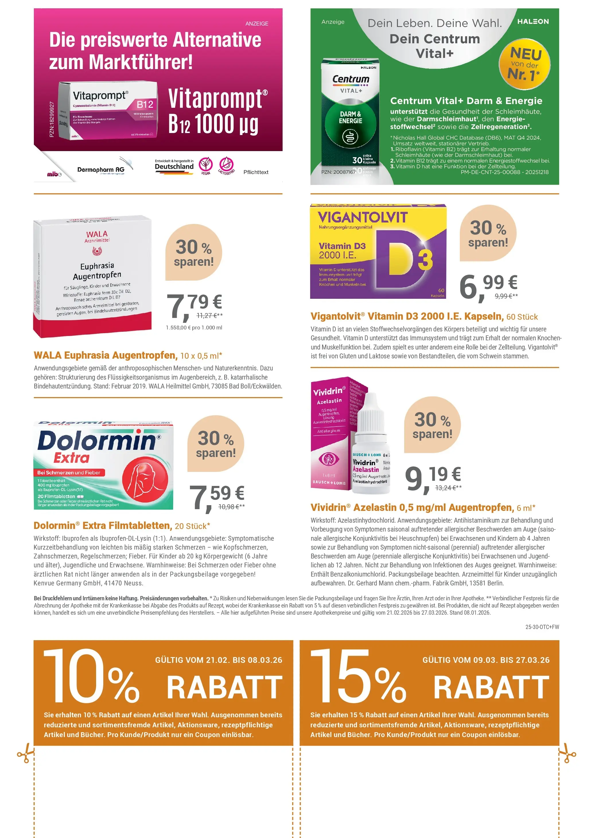 Angebote - Ihre Apotheke vor Ort: Jetzt alle Angebote auch online entdecken! (ab 20.02.2026) zum Blättern | Seite: 5 | Produkte: Bad