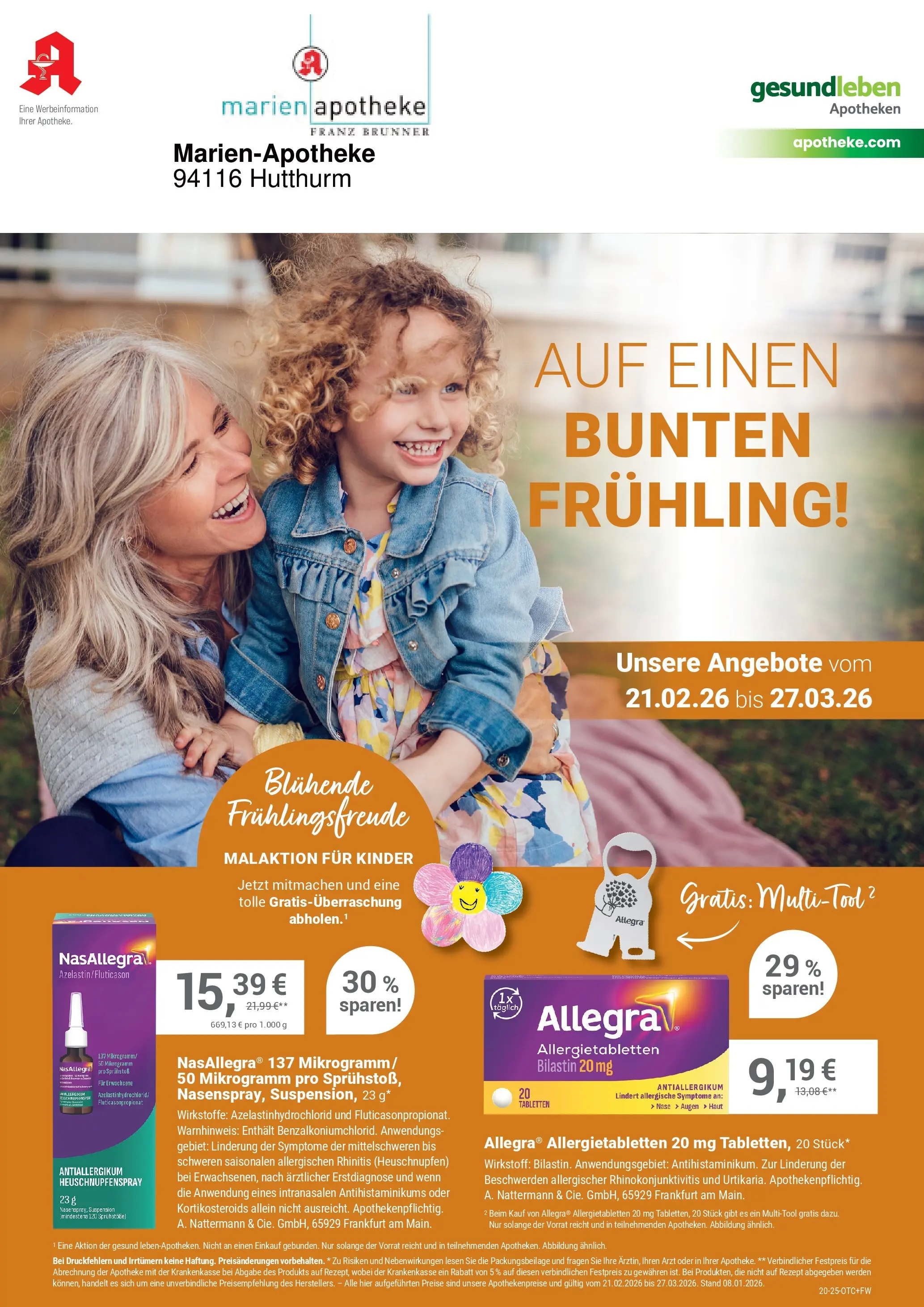 Angebote - Ihre Apotheke vor Ort: Jetzt alle Angebote auch online entdecken! (ab 20.02.2026) zum Blättern | Seite: 1