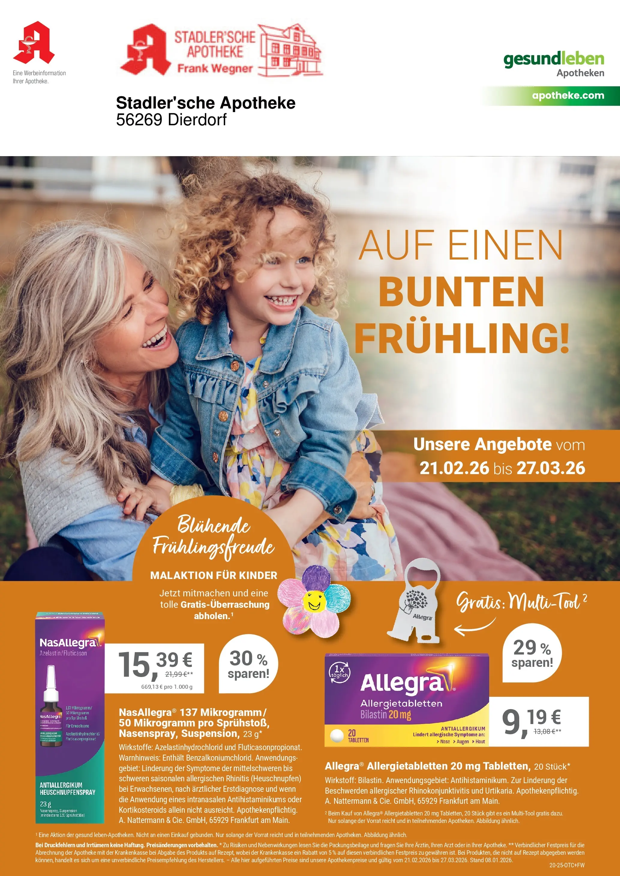 Angebote - Ihre Apotheke vor Ort: Jetzt alle Angebote auch online entdecken! (ab 20.02.2026) zum Blättern | Seite: 1