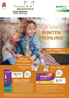 Angebote - Ihre Apotheke vor Ort: Jetzt alle Angebote auch online entdecken! ab 20.02.2026 gültig