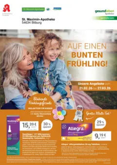 Angebote - Ihre Apotheke vor Ort: Jetzt alle Angebote auch online entdecken! ab 20.02.2026 gültig