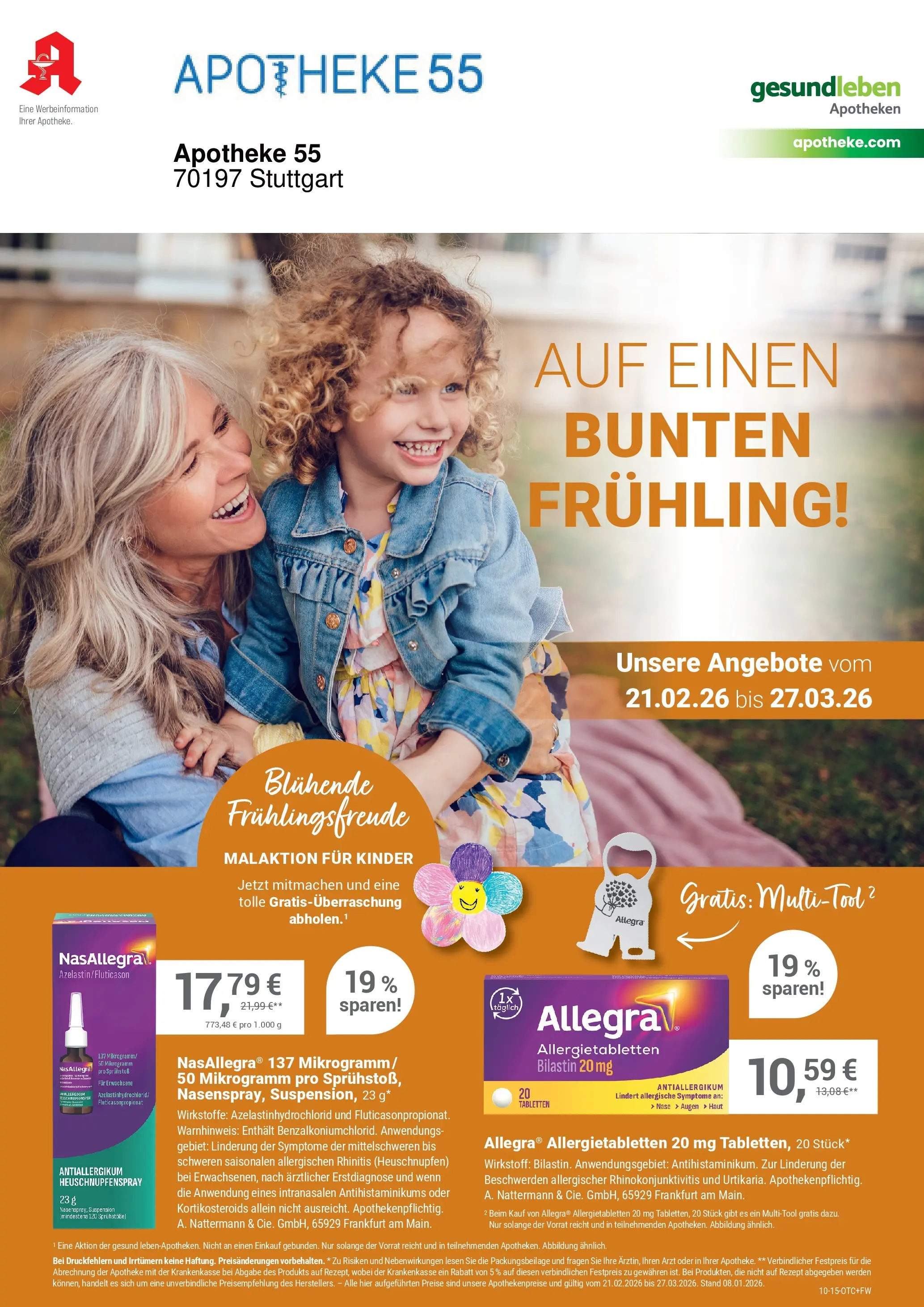 Angebote - Ihre Apotheke vor Ort: Jetzt alle Angebote auch online entdecken! (ab 20.02.2026) zum Blättern | Seite: 1