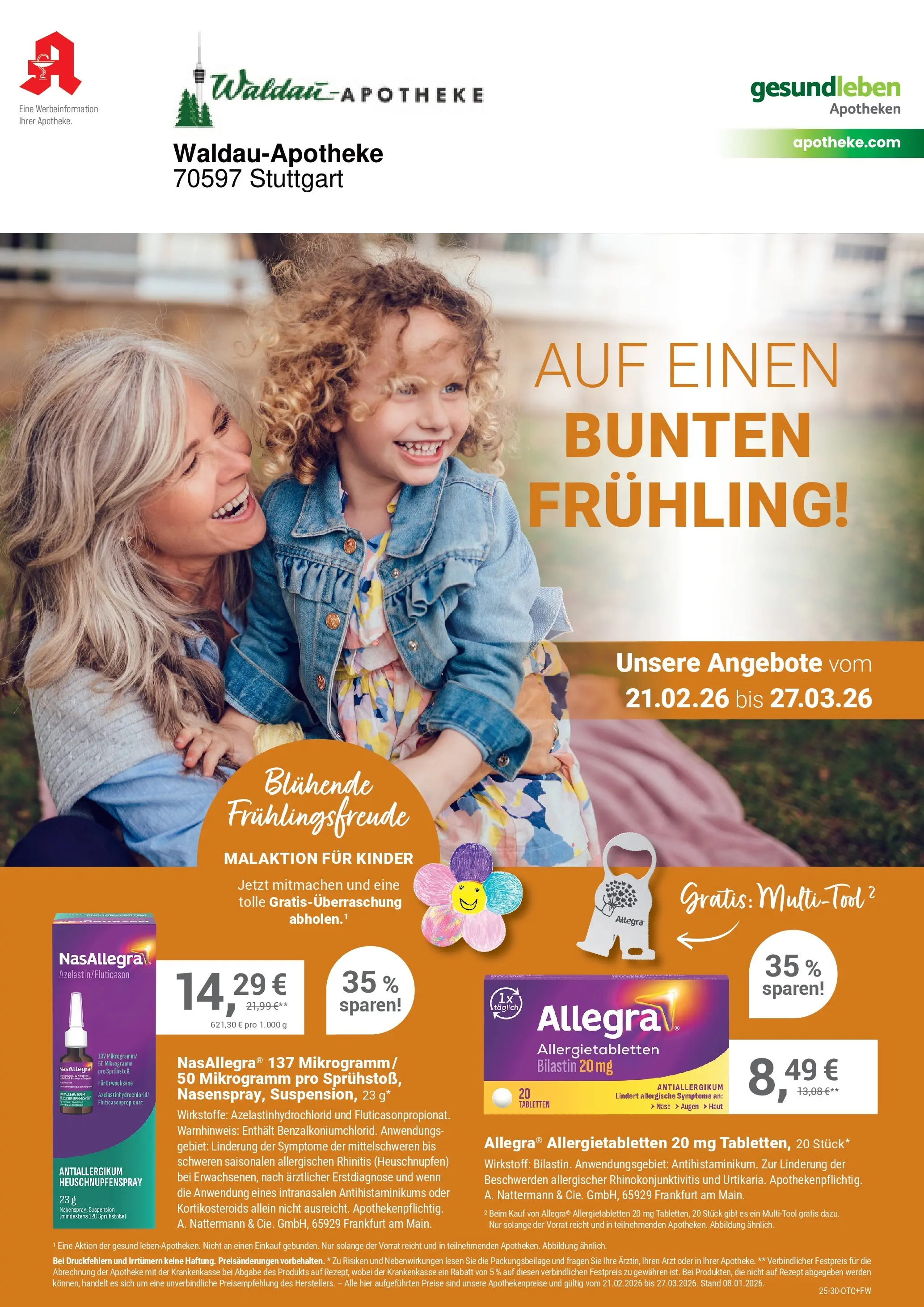 Angebote - Ihre Apotheke vor Ort: Jetzt alle Angebote auch online entdecken! (ab 20.02.2026) zum Blättern | Seite: 1