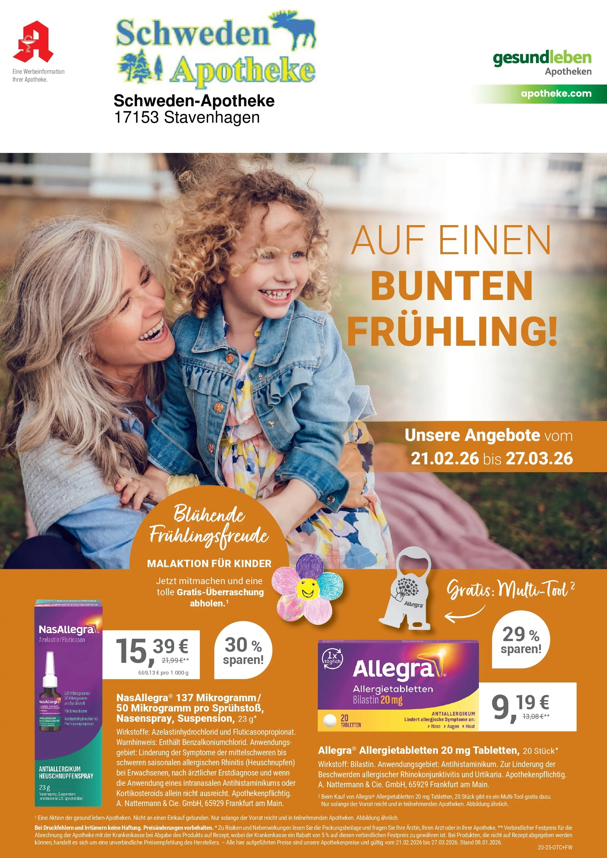 Angebote - Ihre Apotheke vor Ort: Jetzt alle Angebote auch online entdecken! (ab 20.02.2026) zum Blättern | Seite: 1
