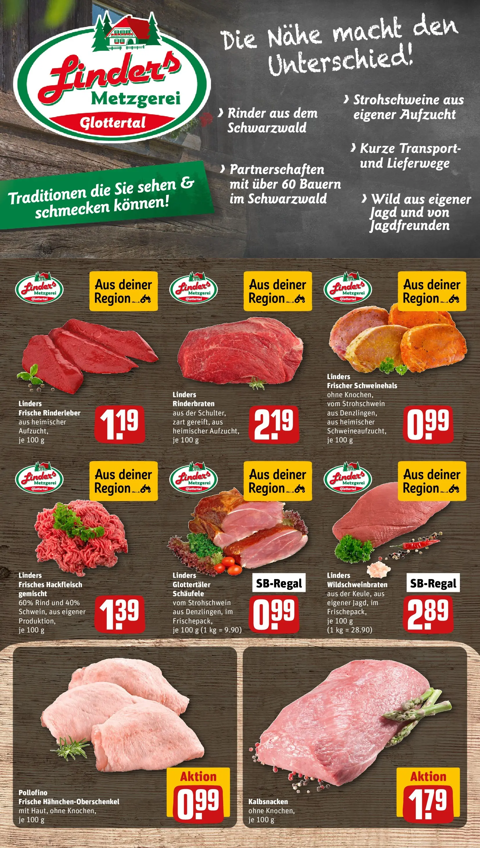 REWE Prospekt ab 22.02.2026 zum Blättern » Angebote | Seite: 8 | Produkte: Rinderbraten, Hackfleisch