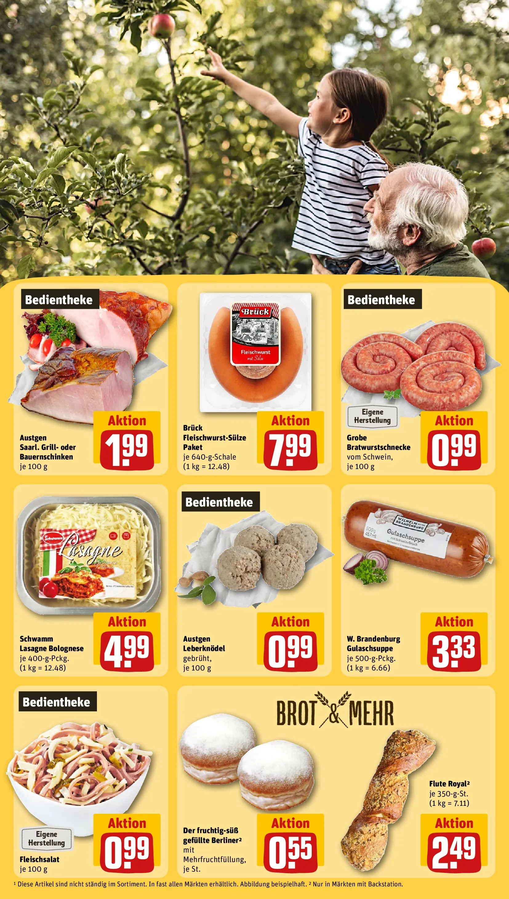 REWE Prospekt ab 22.02.2026 zum Blättern » Angebote | Seite: 23 | Produkte: Berliner, Grill, Brot, Schweinefleisch