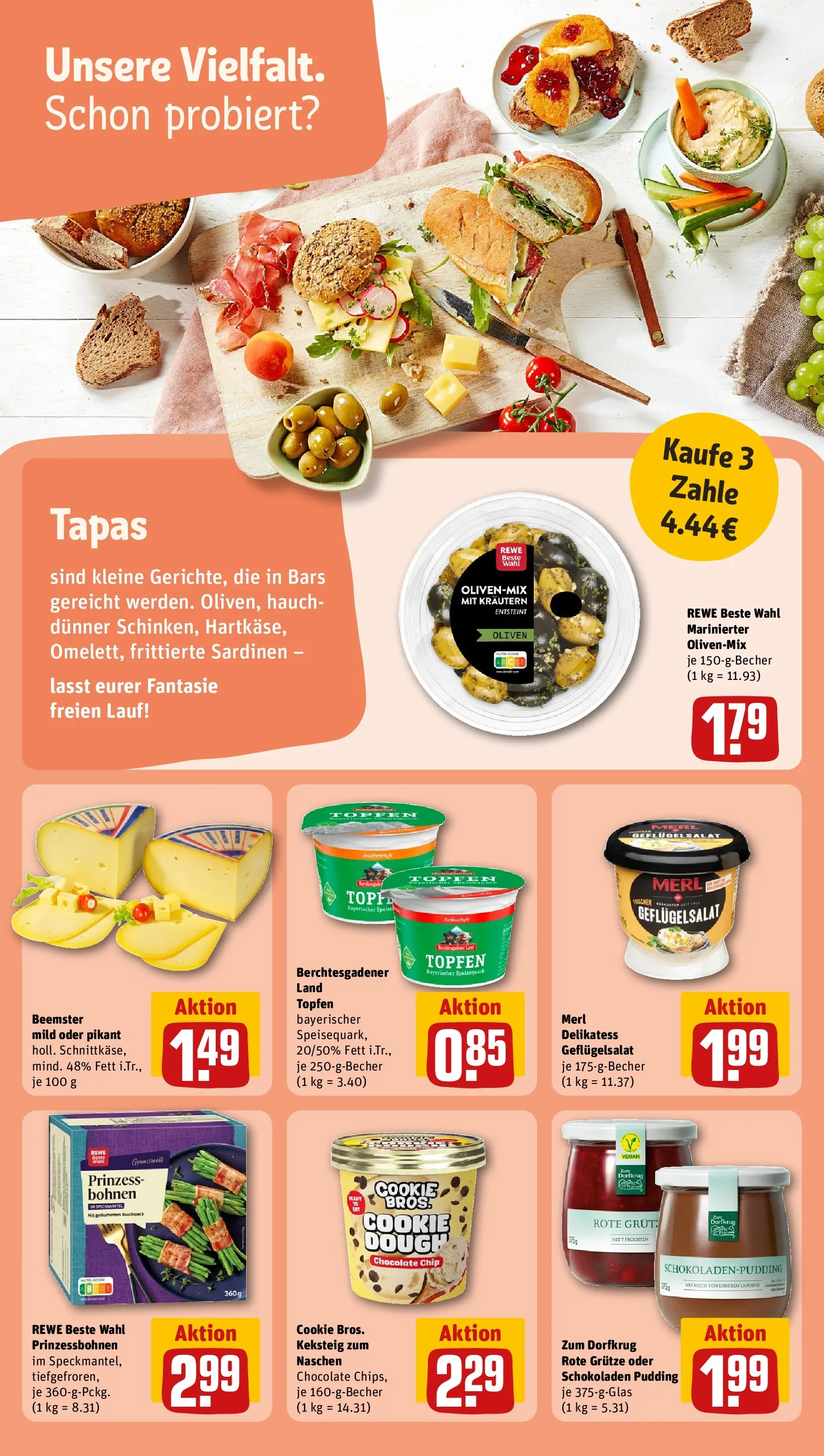 REWE Prospekt ab 22.02.2026 zum Blättern » Angebote | Seite: 14 | Produkte: Quark, Pudding, Speisequark
