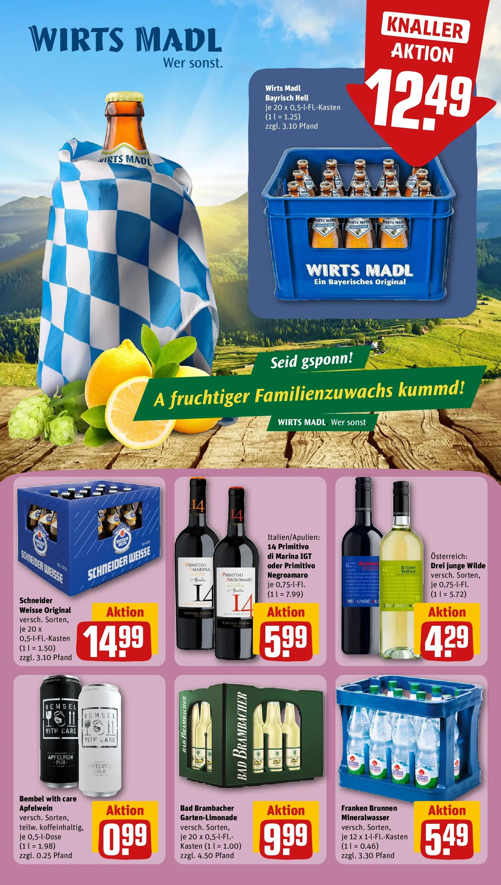 REWE Prospekt ab 22.02.2026 zum Blättern » Angebote | Seite: 19 | Produkte: Cola, Bad, Mineralwasser, Apple