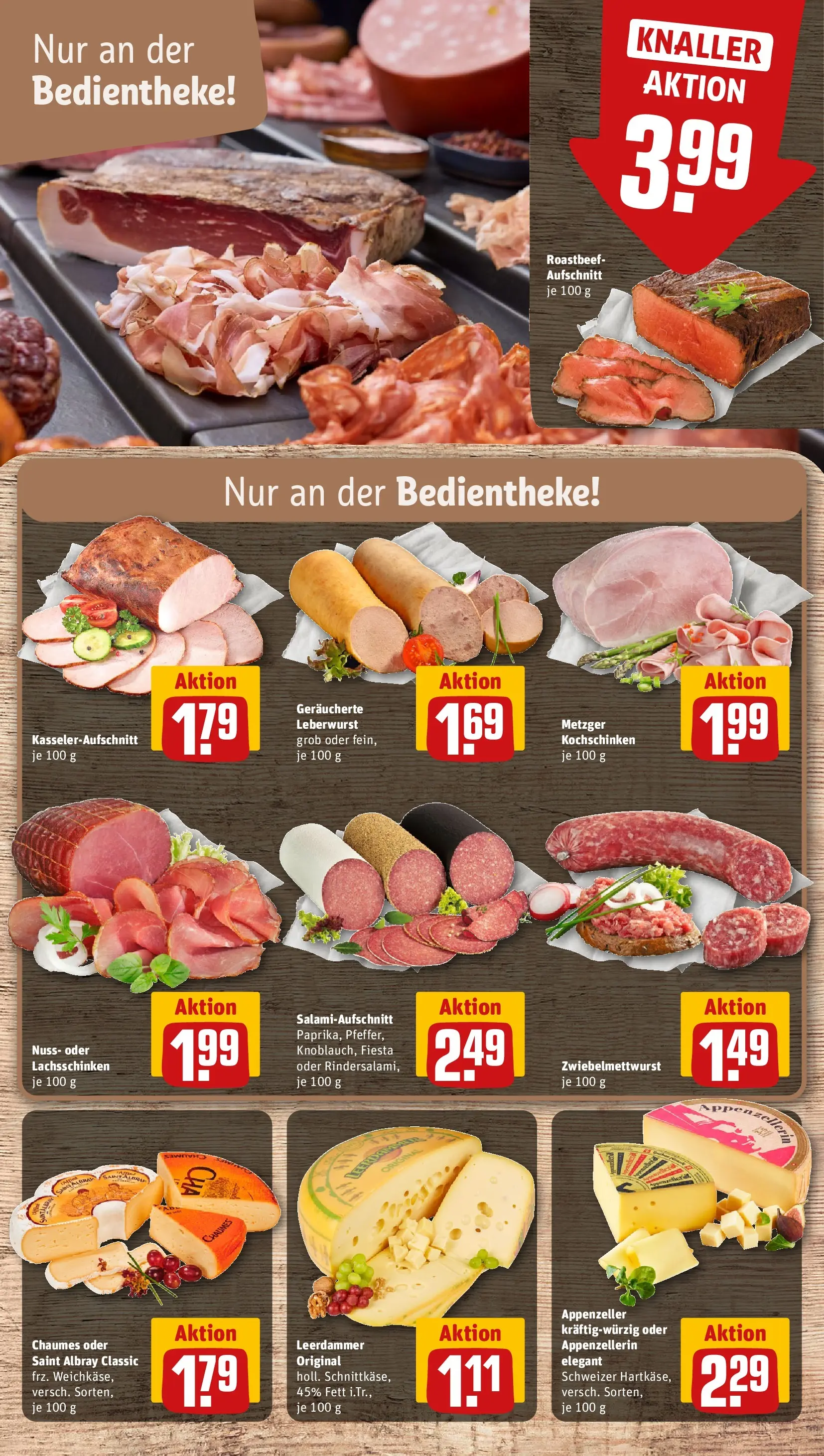REWE Prospekt ab 22.02.2026 zum Blättern » Angebote | Seite: 9 | Produkte: Leerdammer, Roastbeef