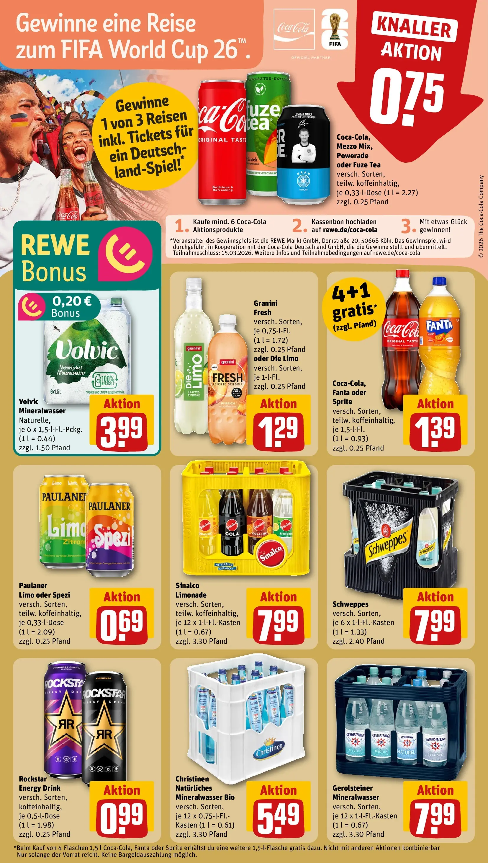 REWE Prospekt ab 22.02.2026 zum Blättern » Angebote | Seite: 22 | Produkte: Fanta, Energy, Rockstar, Granini