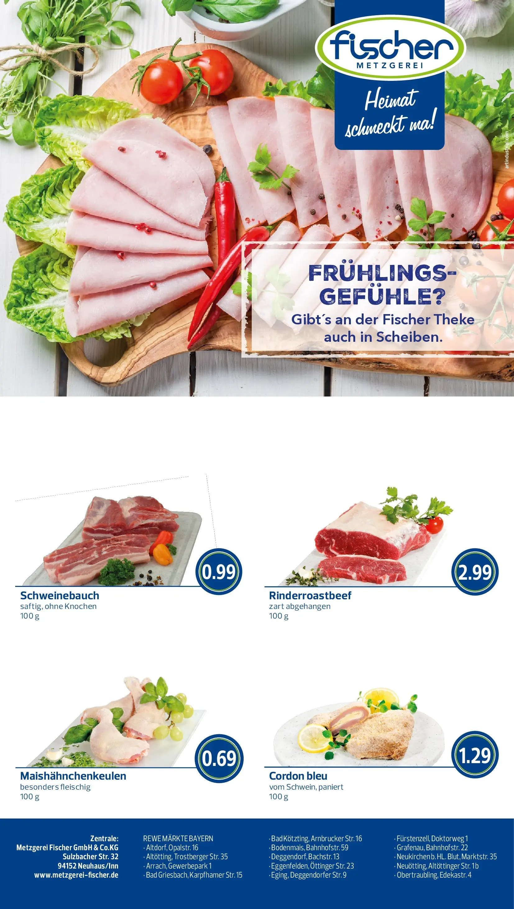 REWE Prospekt ab 22.02.2026 zum Blättern » Angebote | Seite: 8 | Produkte: Theke, Schweinebauch, Bad