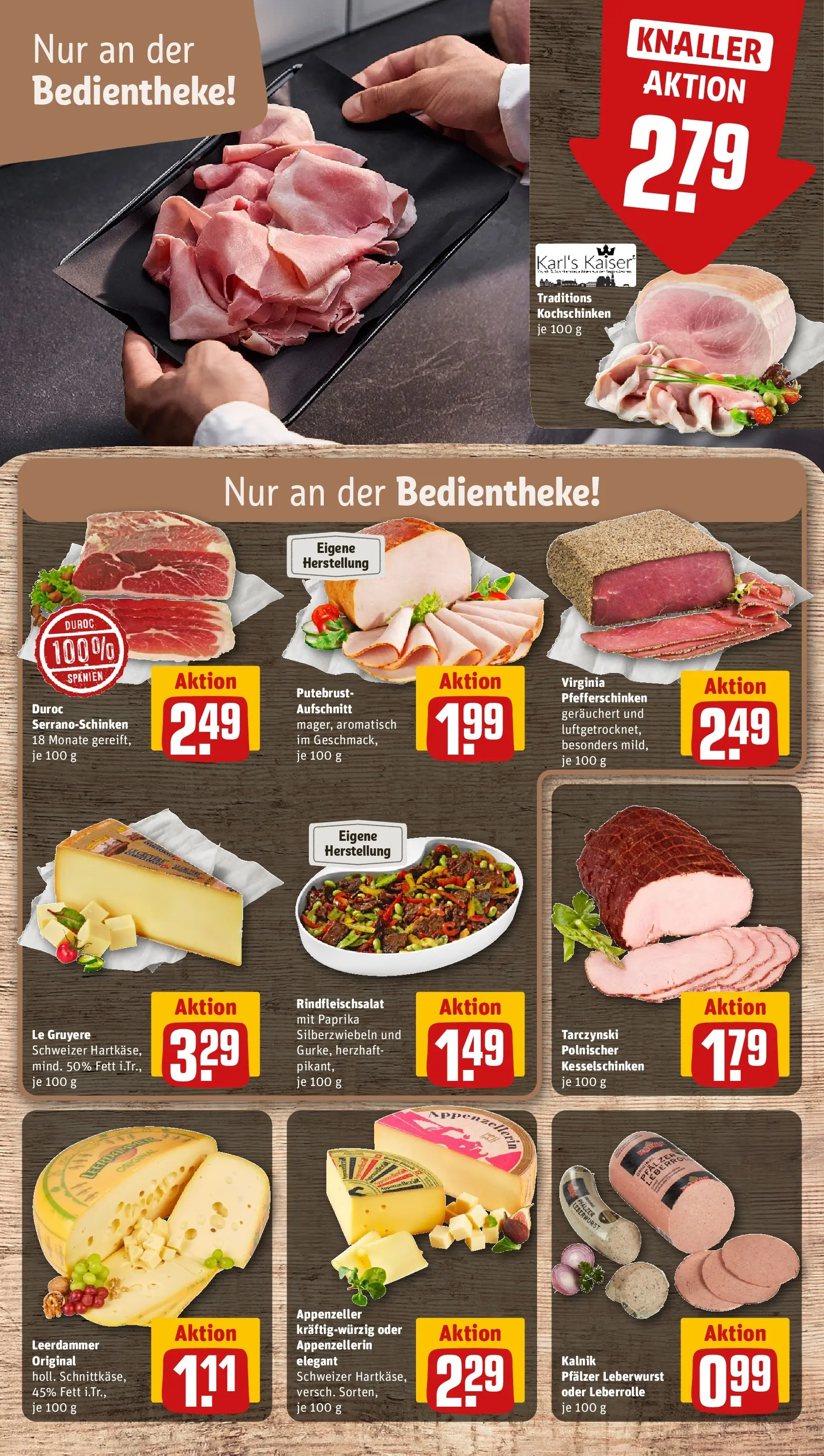 REWE Prospekt ab 22.02.2026 zum Blättern » Angebote | Seite: 9 | Produkte: Leerdammer, Paprika