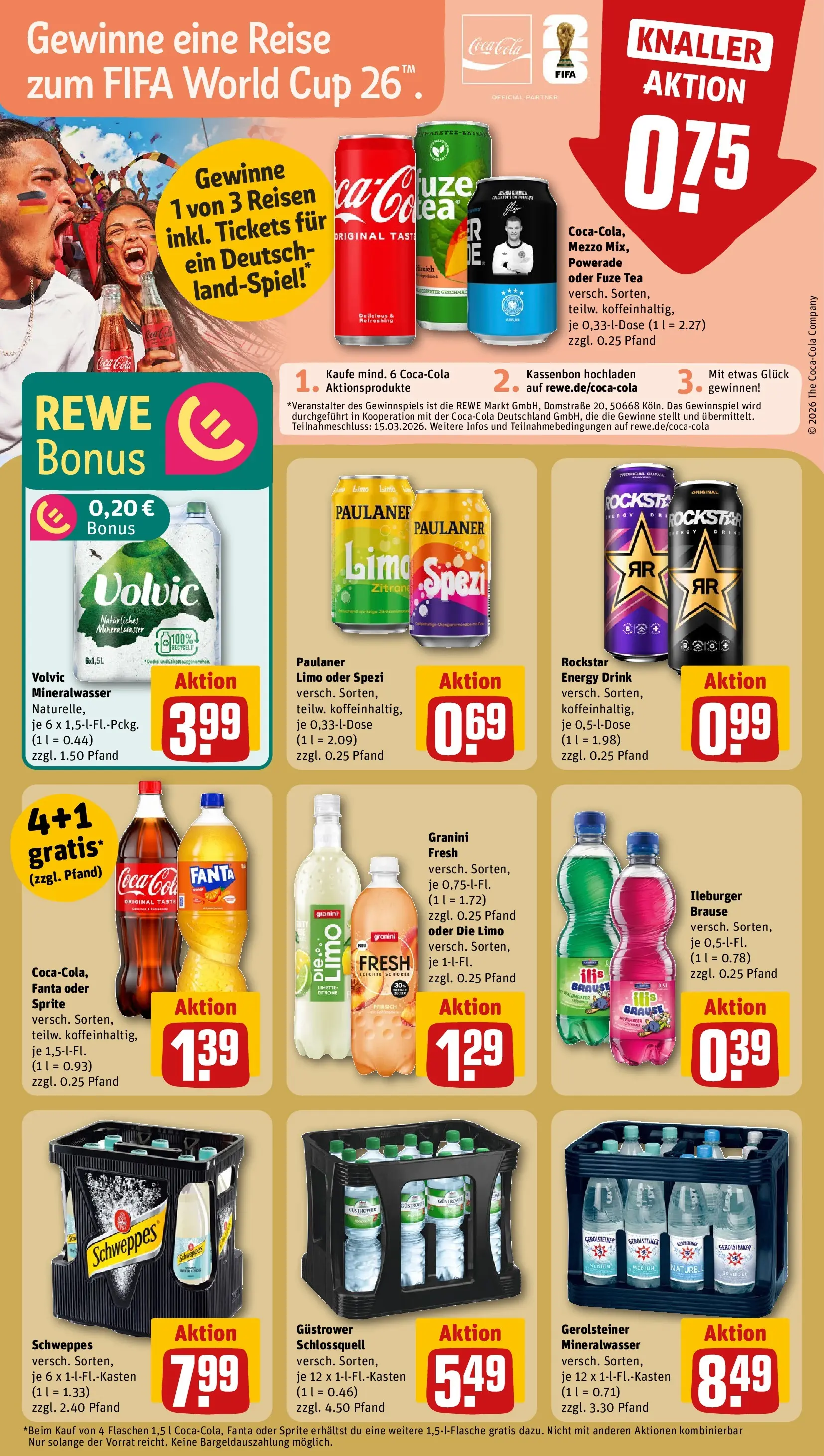 REWE Prospekt ab 22.02.2026 zum Blättern » Angebote | Seite: 22 | Produkte: Energy, Mineralwasser, Zitrone, Granini