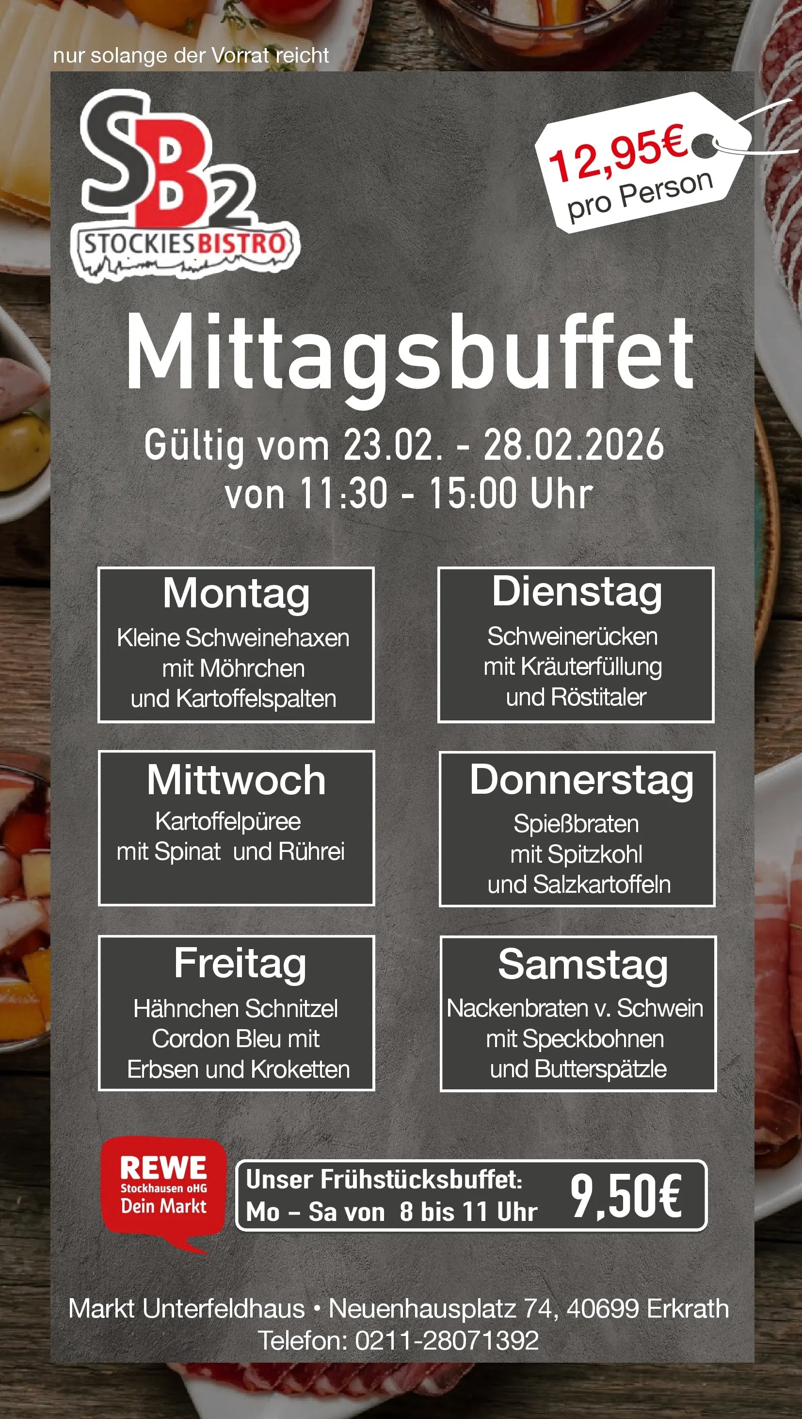 REWE Prospekt ab 22.02.2026 zum Blättern » Angebote | Seite: 27 | Produkte: Hahnchen, Schnitzel, Schweinerucken, Telefon