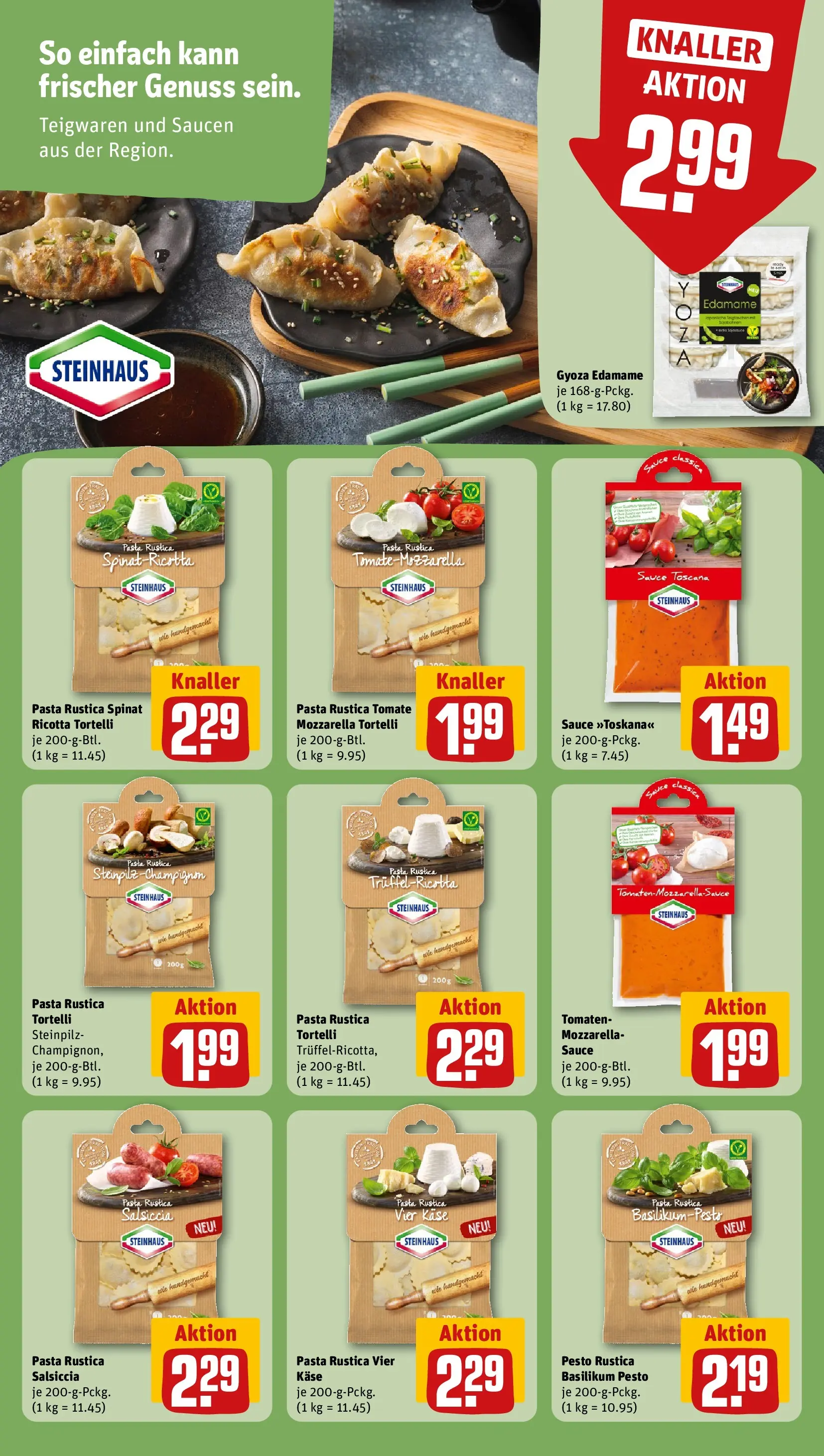 REWE Prospekt ab 22.02.2026 zum Blättern » Angebote | Seite: 17 | Produkte: Käse, Mozzarella, Tomaten, Pasta