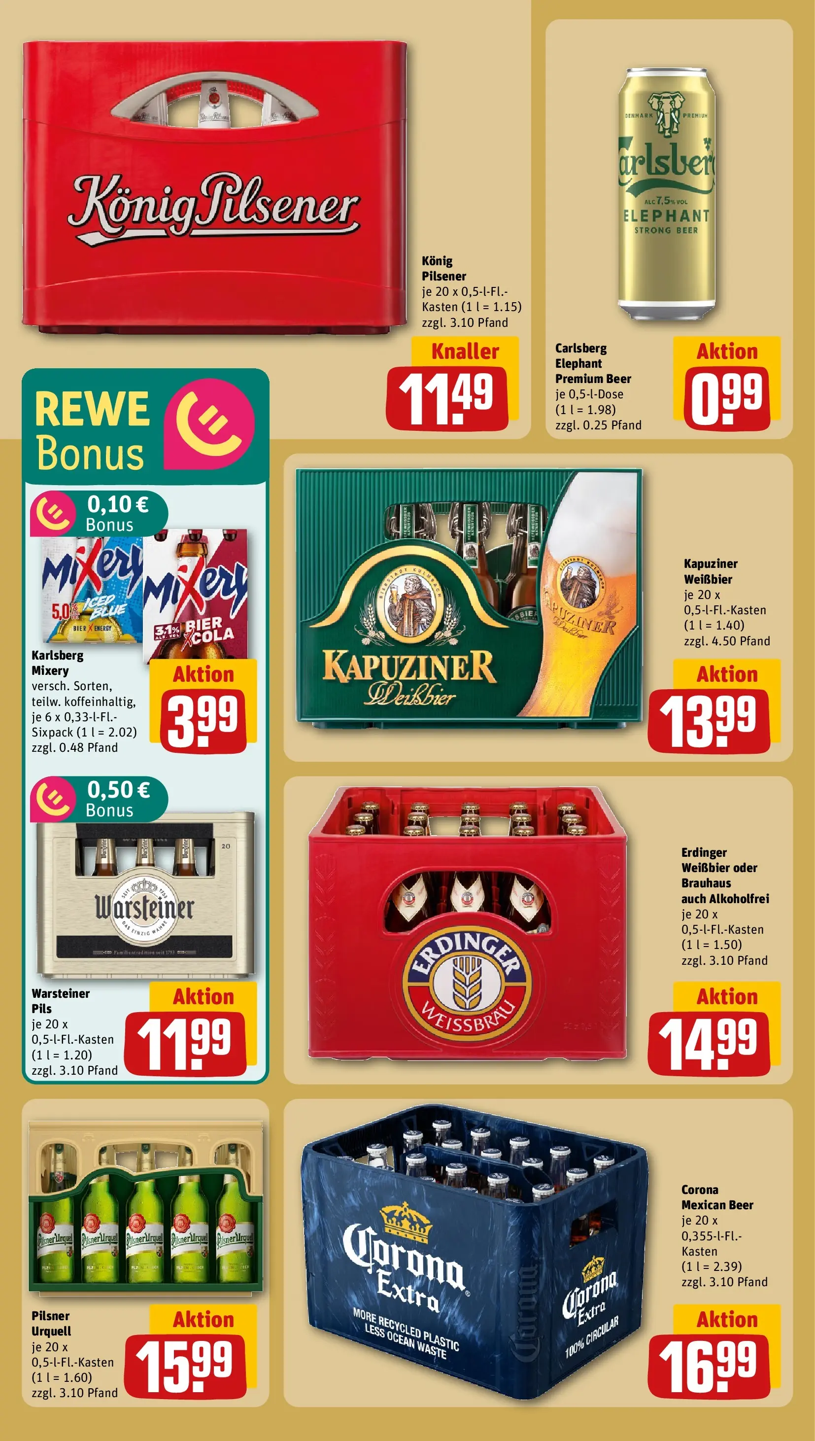 REWE Prospekt ab 22.02.2026 zum Blättern » Angebote | Seite: 17 | Produkte: Carlsberg, Pils, Pilsner urquell, Warsteiner