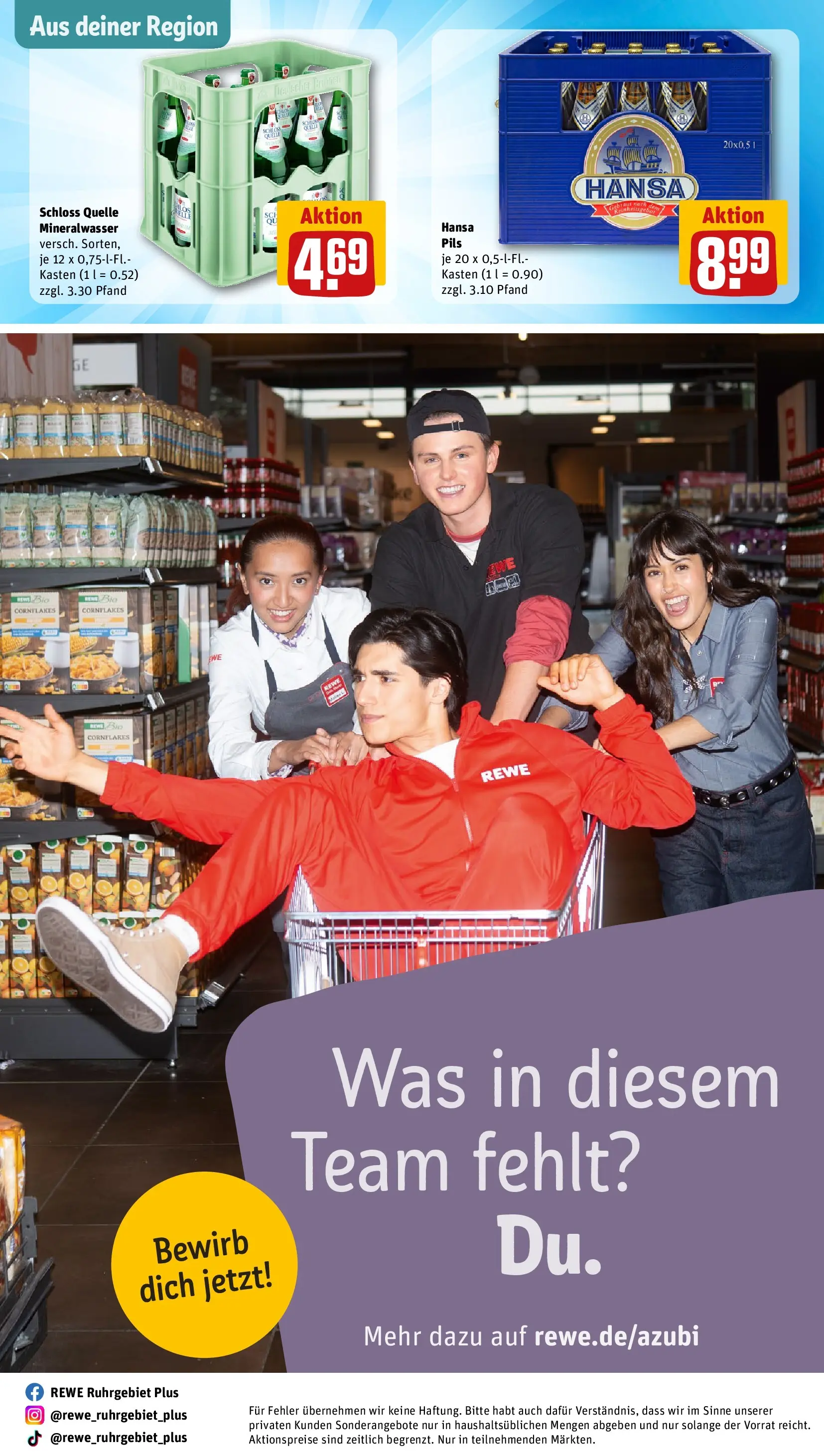 REWE Prospekt ab 22.02.2026 zum Blättern » Angebote | Seite: 29 | Produkte: Pils, Mineralwasser