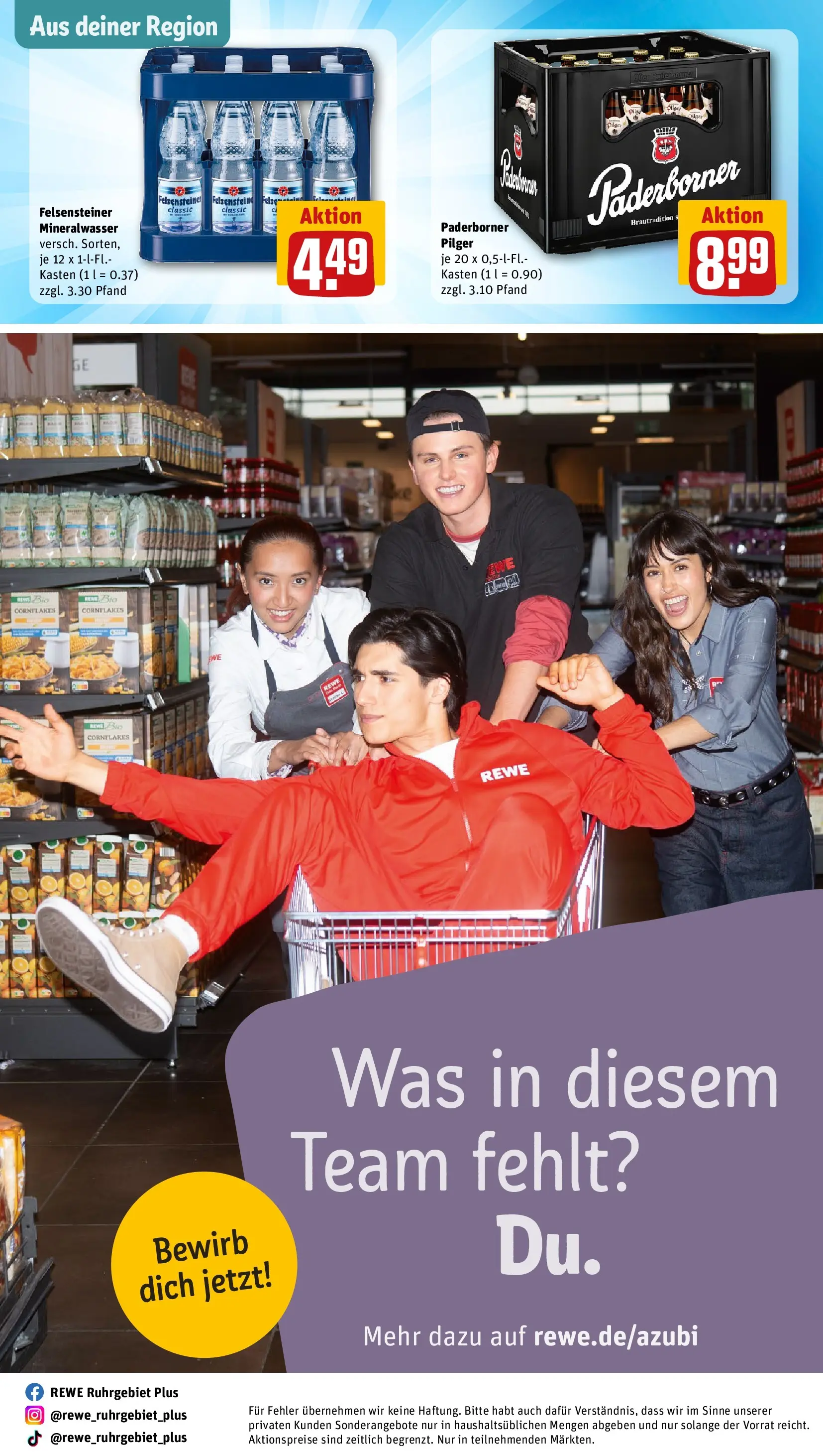 REWE Prospekt ab 22.02.2026 zum Blättern » Angebote | Seite: 27 | Produkte: Mineralwasser