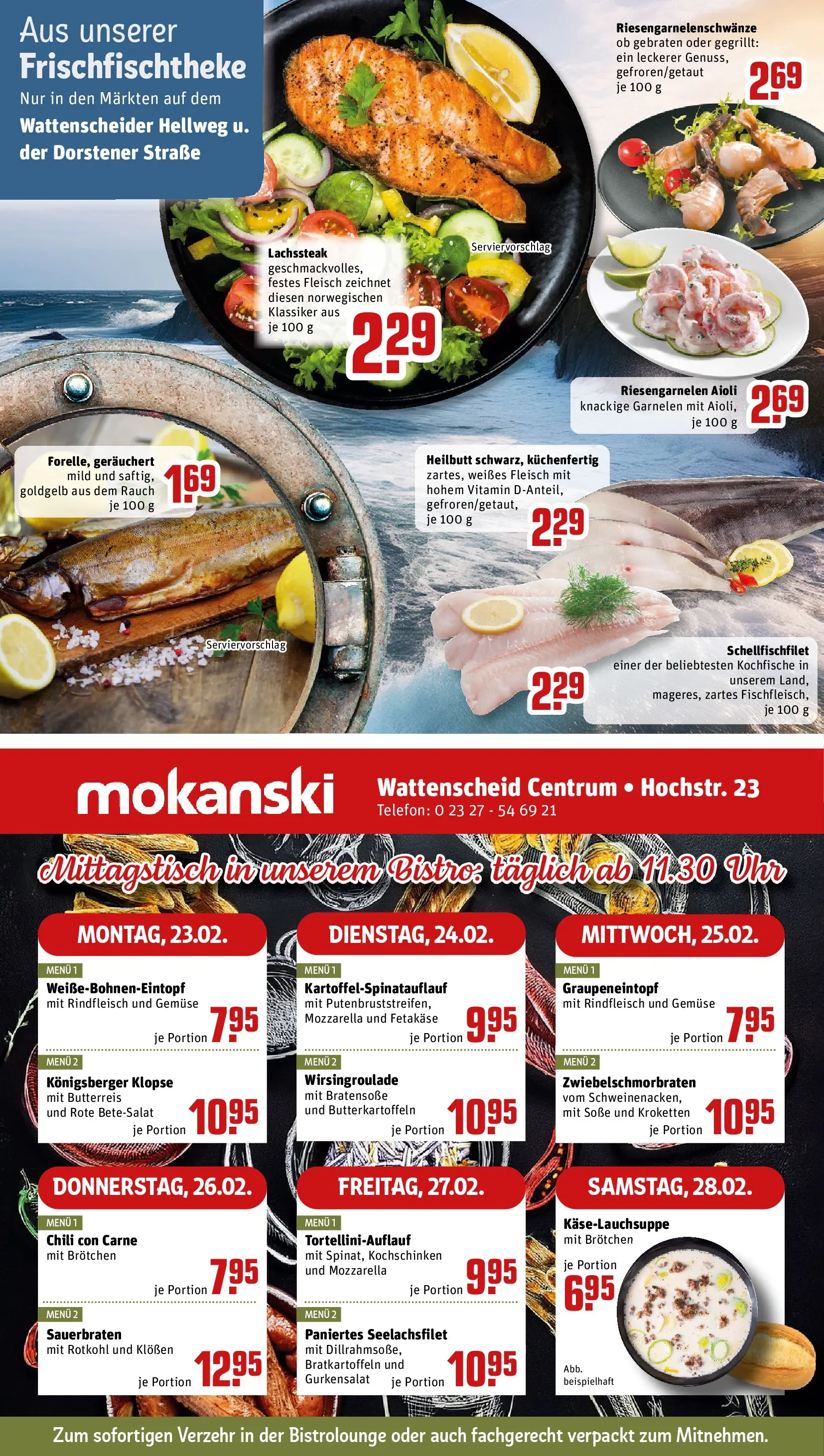 REWE Prospekt ab 22.02.2026 zum Blättern » Angebote | Seite: 30 | Produkte: Mozzarella, Garnelen, Telefon, Uhr