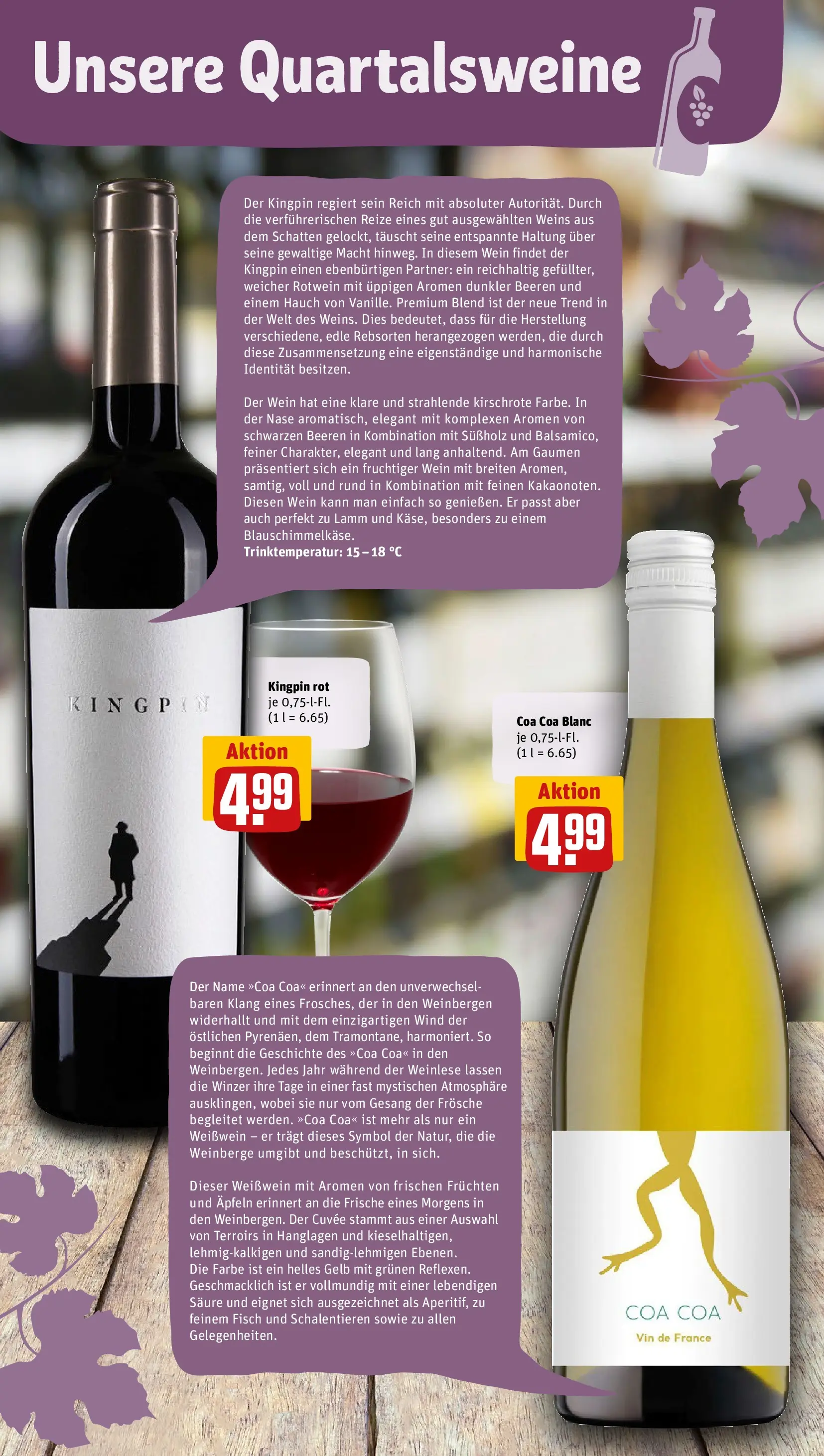 REWE Prospekt ab 22.02.2026 zum Blättern » Angebote | Seite: 27 | Produkte: Weißwein, Rotwein, Fisch, Wein