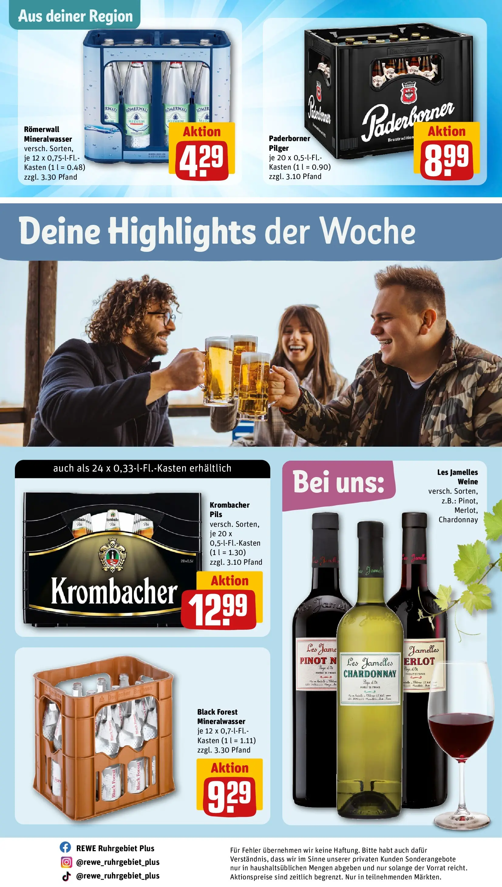 REWE Prospekt ab 22.02.2026 zum Blättern » Angebote | Seite: 27 | Produkte: Pils, Mineralwasser, Krombacher