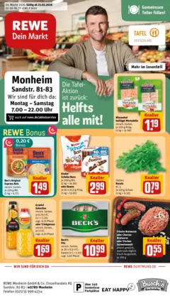 Rewe prospekt Monheim	 ab 22.02.2026 gültig