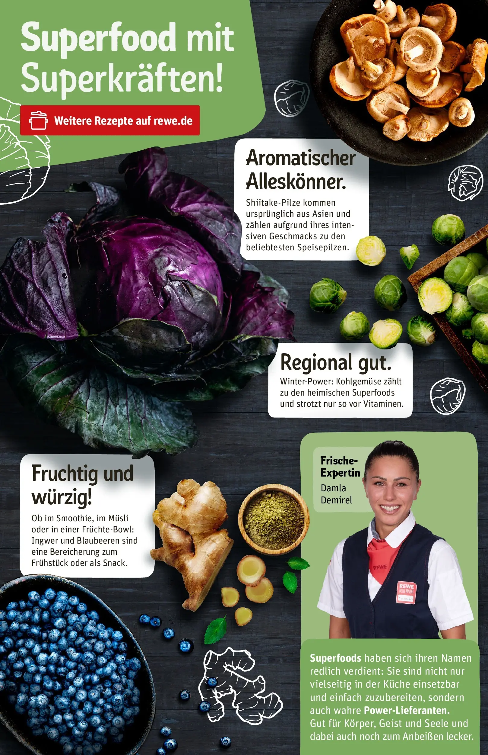 REWE Prospekt ab 22.02.2026 zum Blättern » Angebote | Seite: 15 | Produkte: Musli, Küche, Blaubeeren