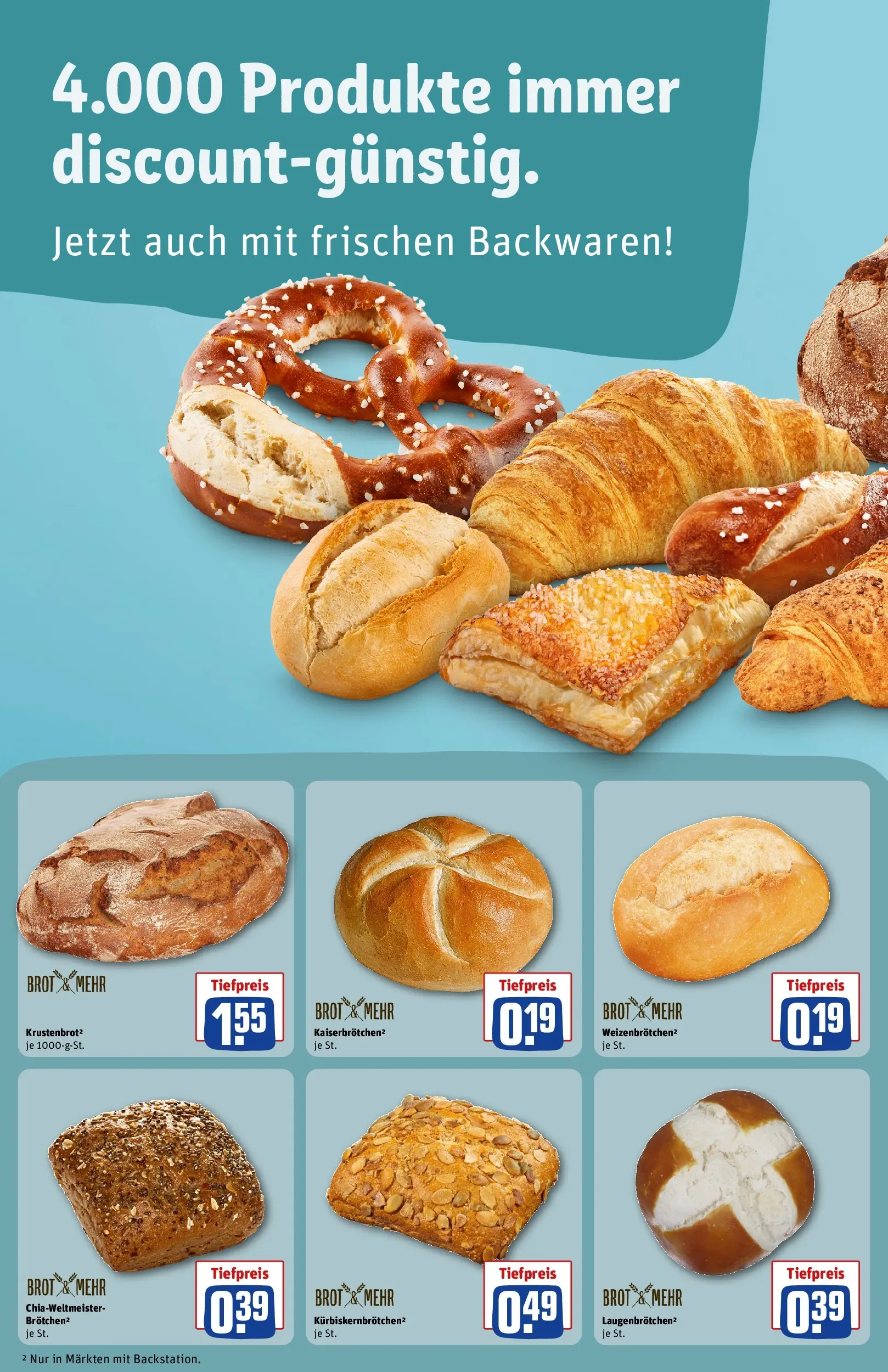 REWE Prospekt ab 22.02.2026 zum Blättern » Angebote | Seite: 16 | Produkte: Brot