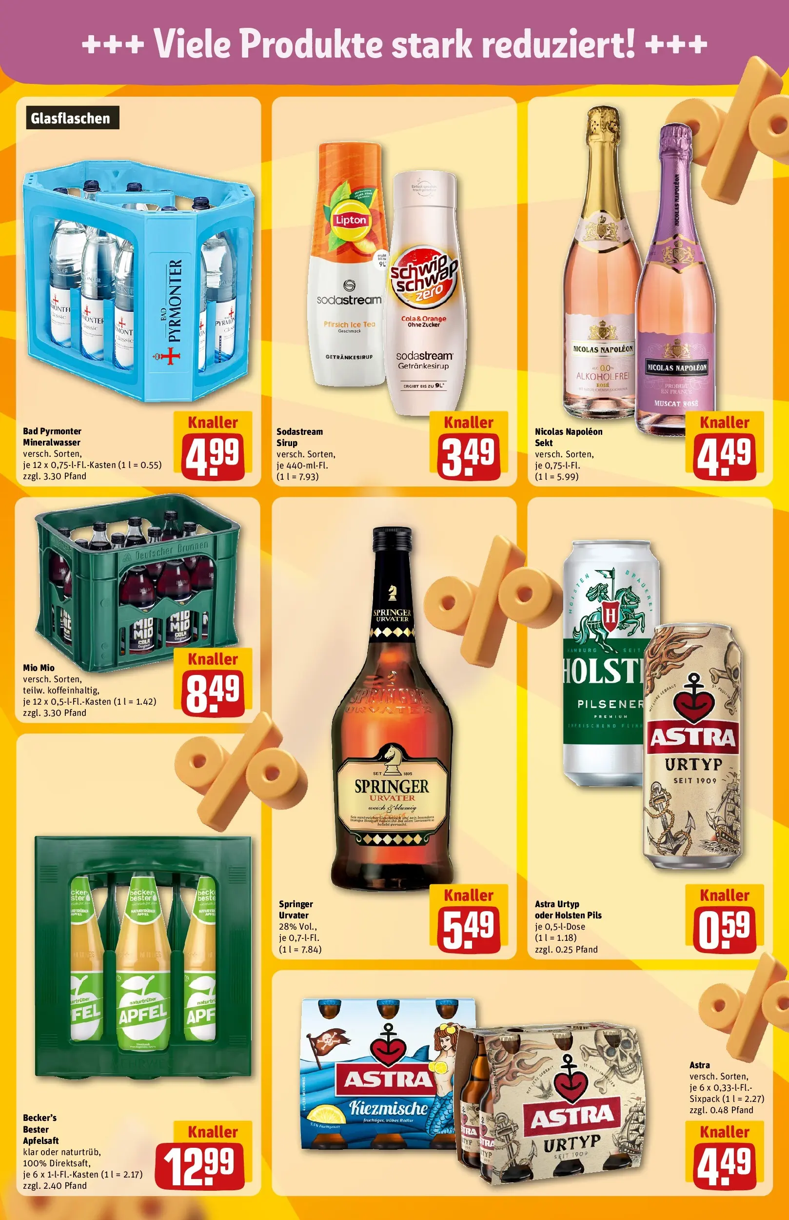 REWE Prospekt ab 22.02.2026 zum Blättern » Angebote | Seite: 19 | Produkte: Äpfel, Astra, Schwip schwap, Sodastream