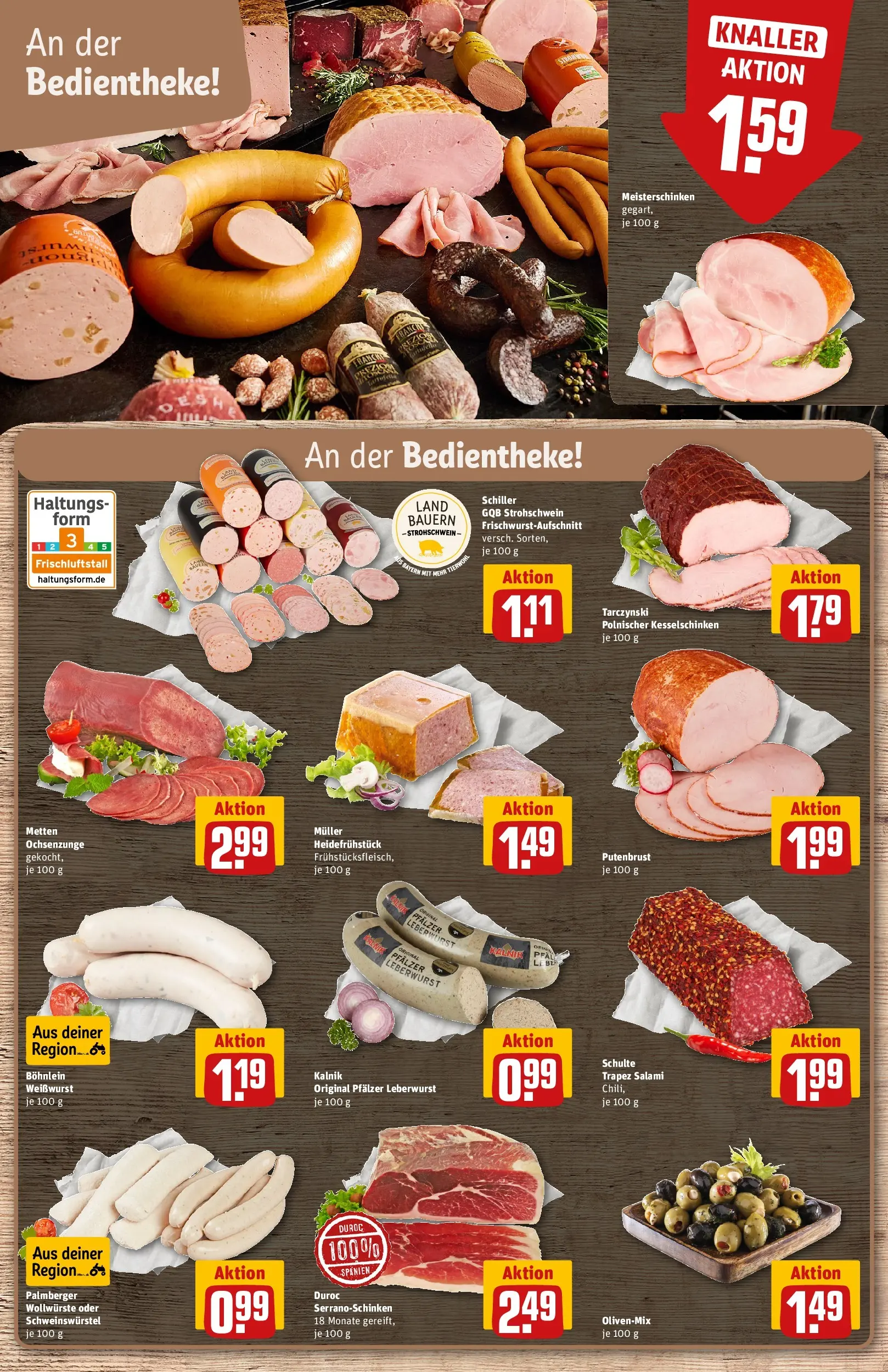 REWE Prospekt ab 22.02.2026 zum Blättern » Angebote | Seite: 10 | Produkte: Weißwurst, Salami