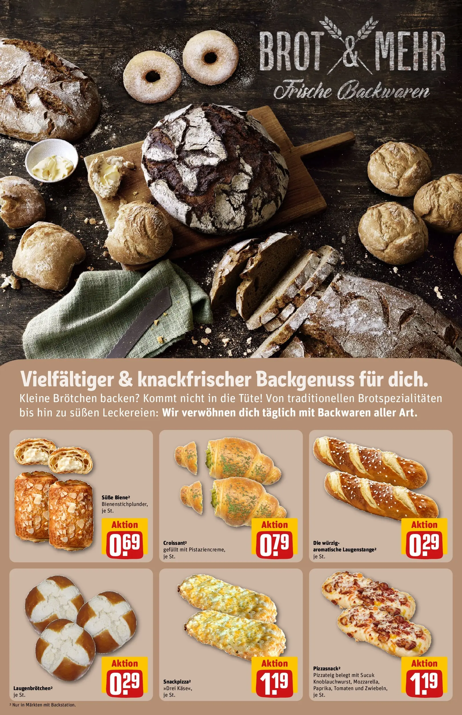 REWE Prospekt ab 22.02.2026 zum Blättern » Angebote | Seite: 13 | Produkte: Tomaten, Croissant, Brot, Pizza
