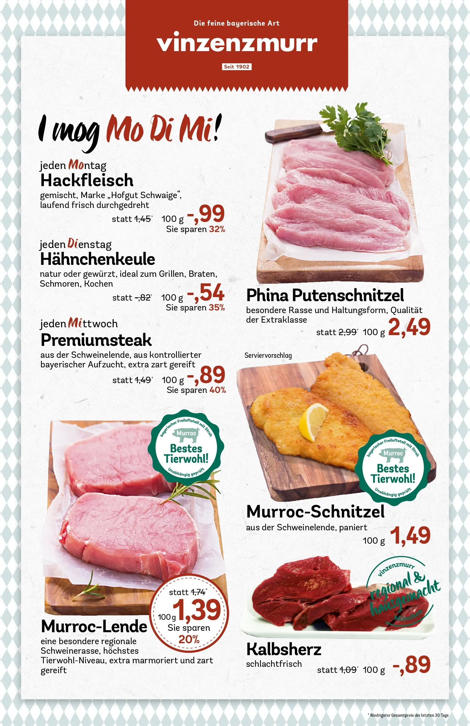 REWE Prospekt ab 22.02.2026 zum Blättern » Angebote | Seite: 8 | Produkte: Putenschnitzel, Steak, Hackfleisch