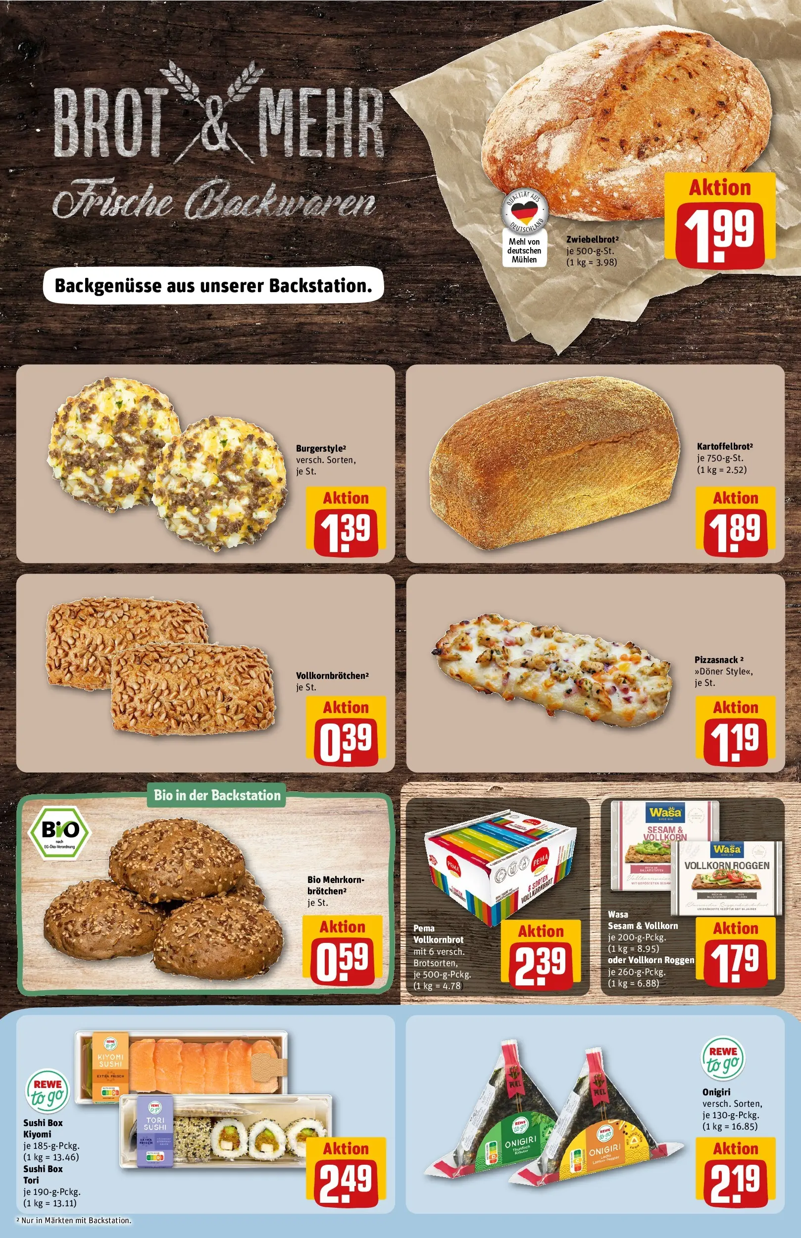 REWE Prospekt ab 22.02.2026 zum Blättern » Angebote | Seite: 12 | Produkte: Box, Vollkornbrot, Brot, Pizza