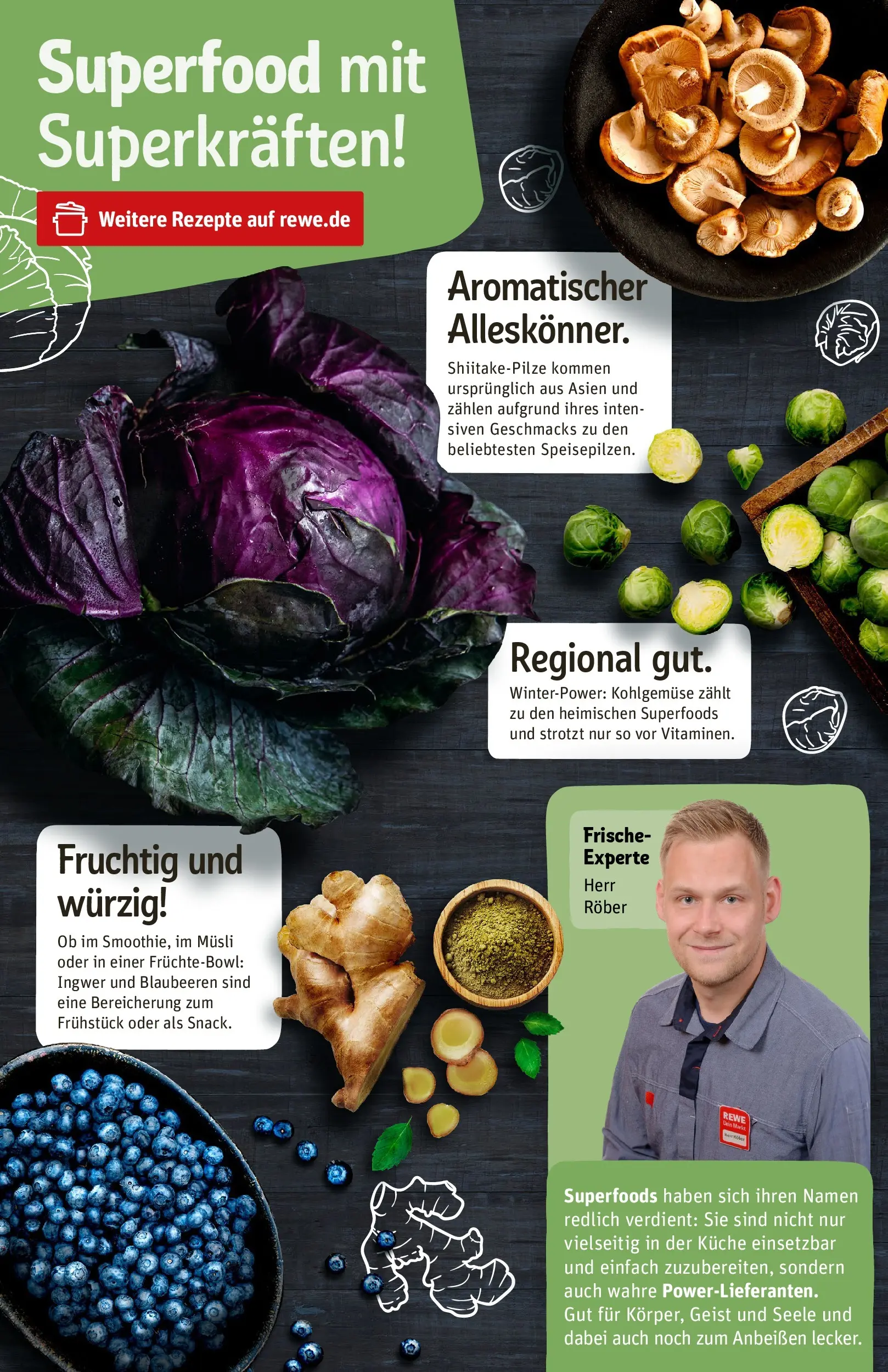 REWE Prospekt ab 22.02.2026 zum Blättern » Angebote | Seite: 15 | Produkte: Musli, Küche, Blaubeeren