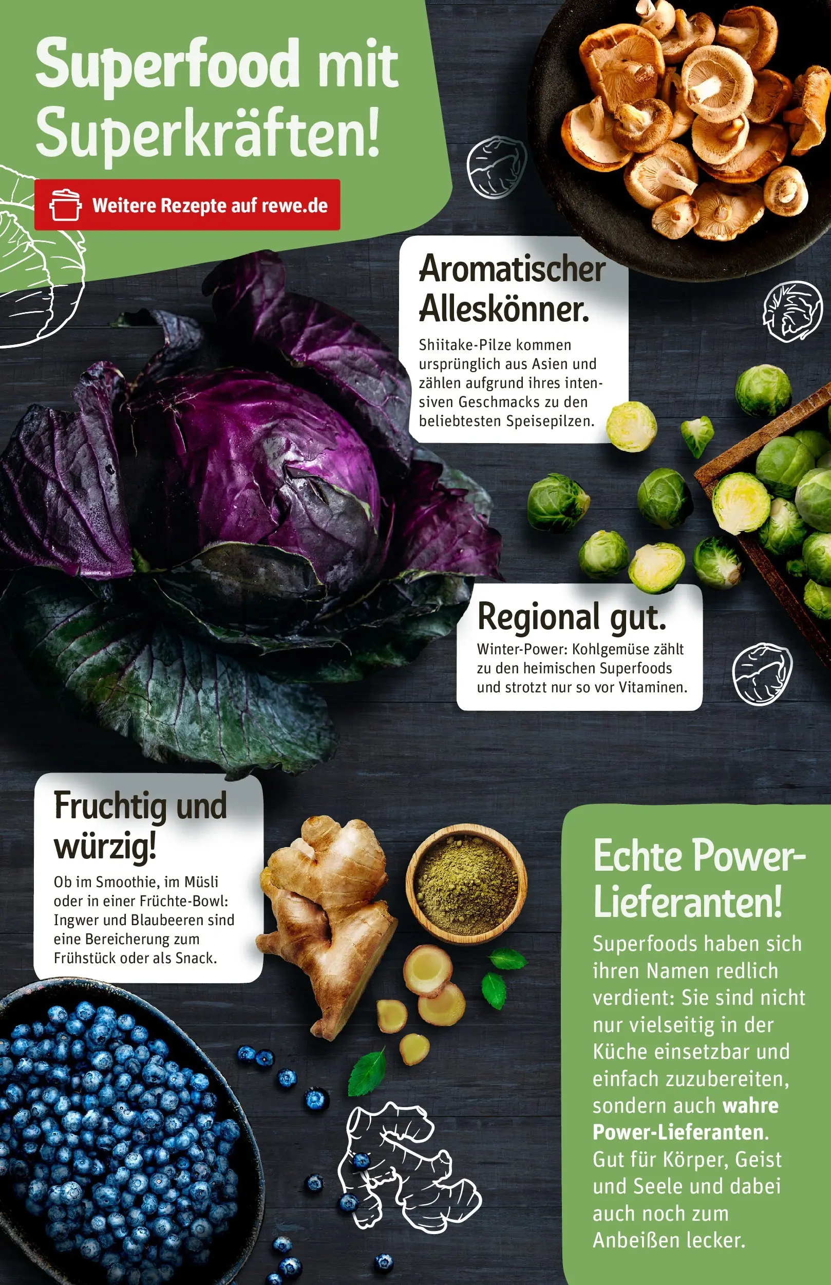 REWE Prospekt ab 22.02.2026 zum Blättern » Angebote | Seite: 15 | Produkte: Musli, Küche, Blaubeeren