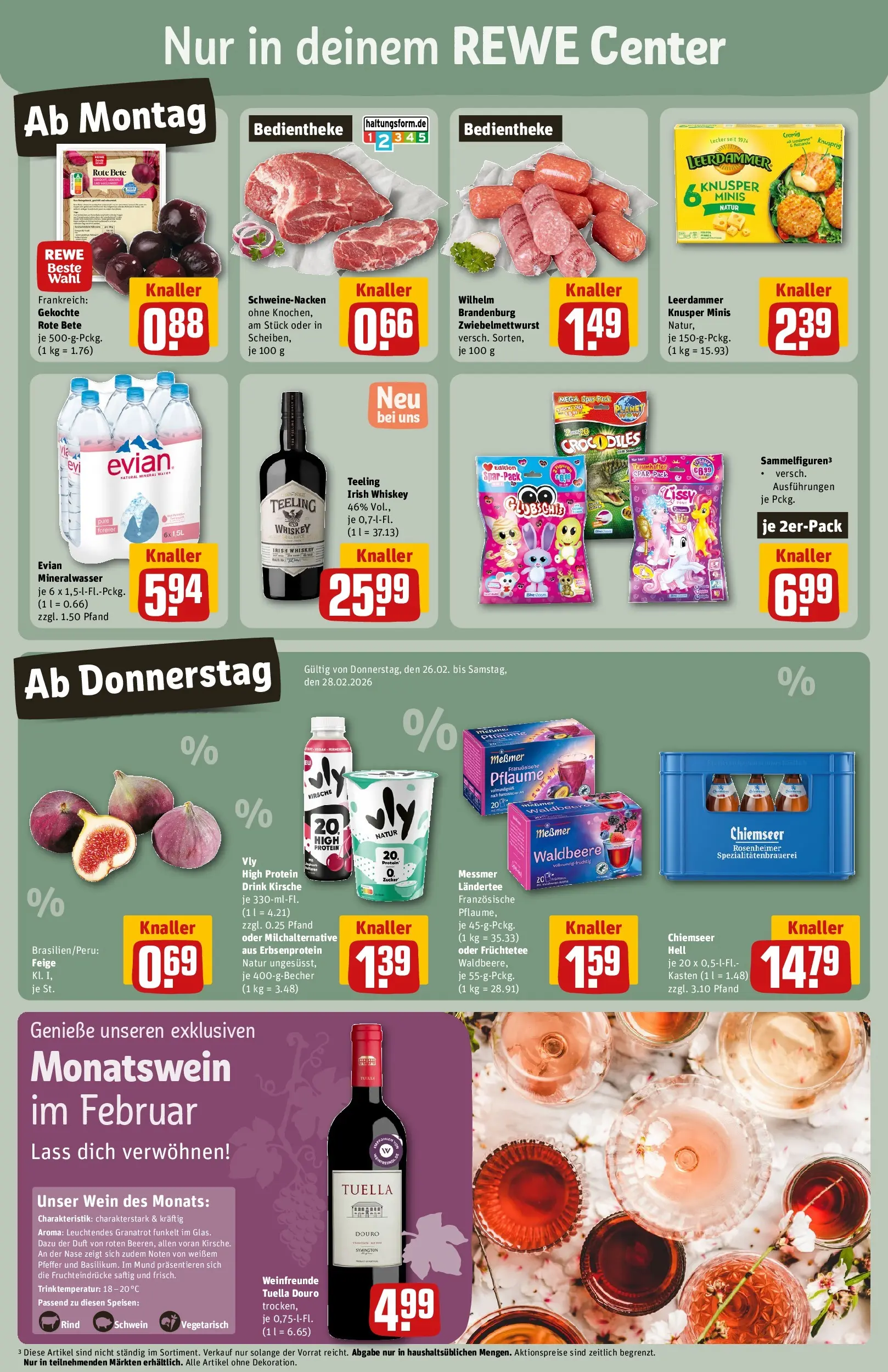 REWE Prospekt ab 22.02.2026 zum Blättern » Angebote | Seite: 3 | Produkte: Messmer, Duft, Schweinenacken, Whiskey