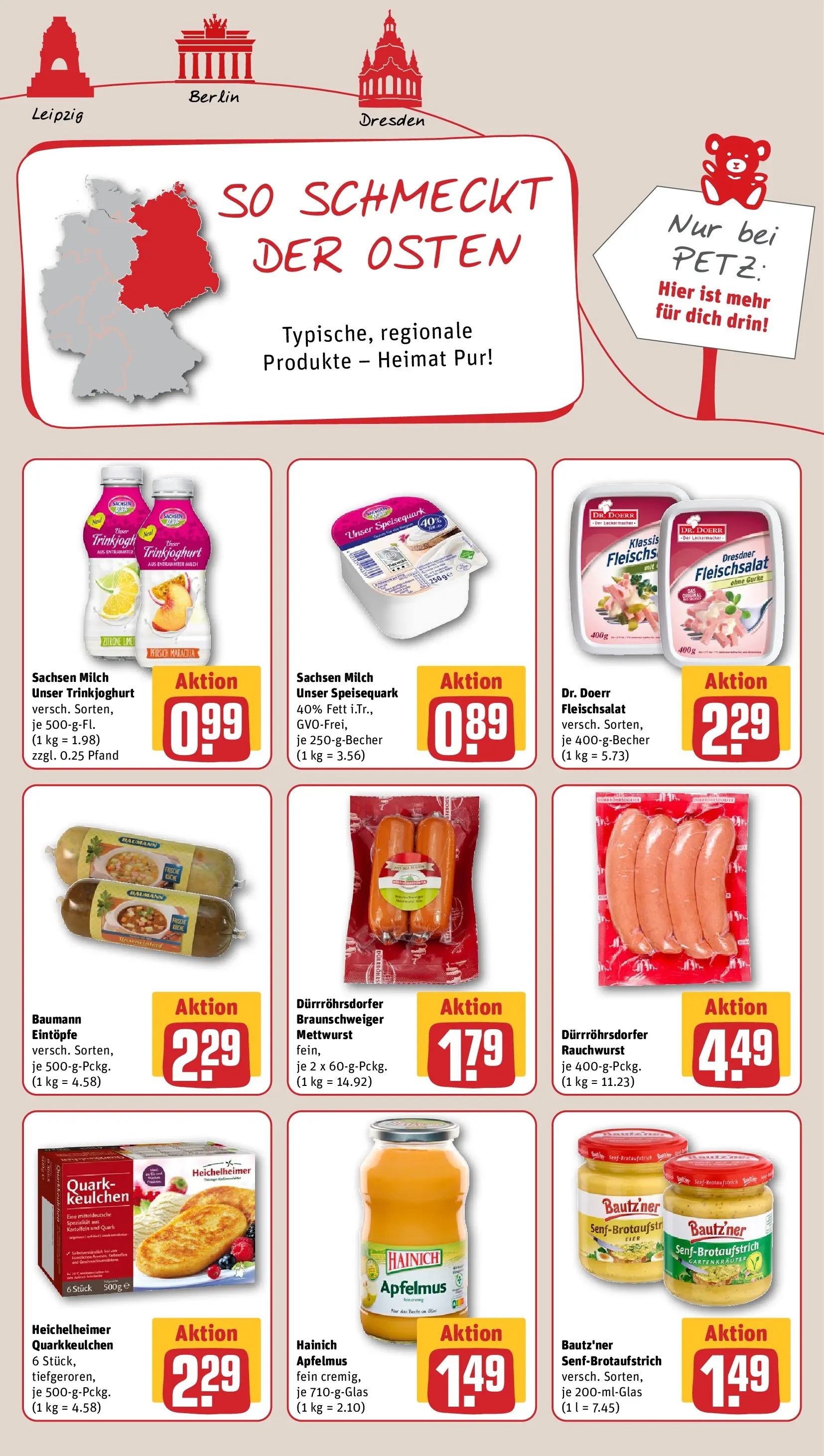 REWE Prospekt ab 22.02.2026 zum Blättern » Angebote | Seite: 7 | Produkte: Milch, Apple, Pfirsich, Speisequark