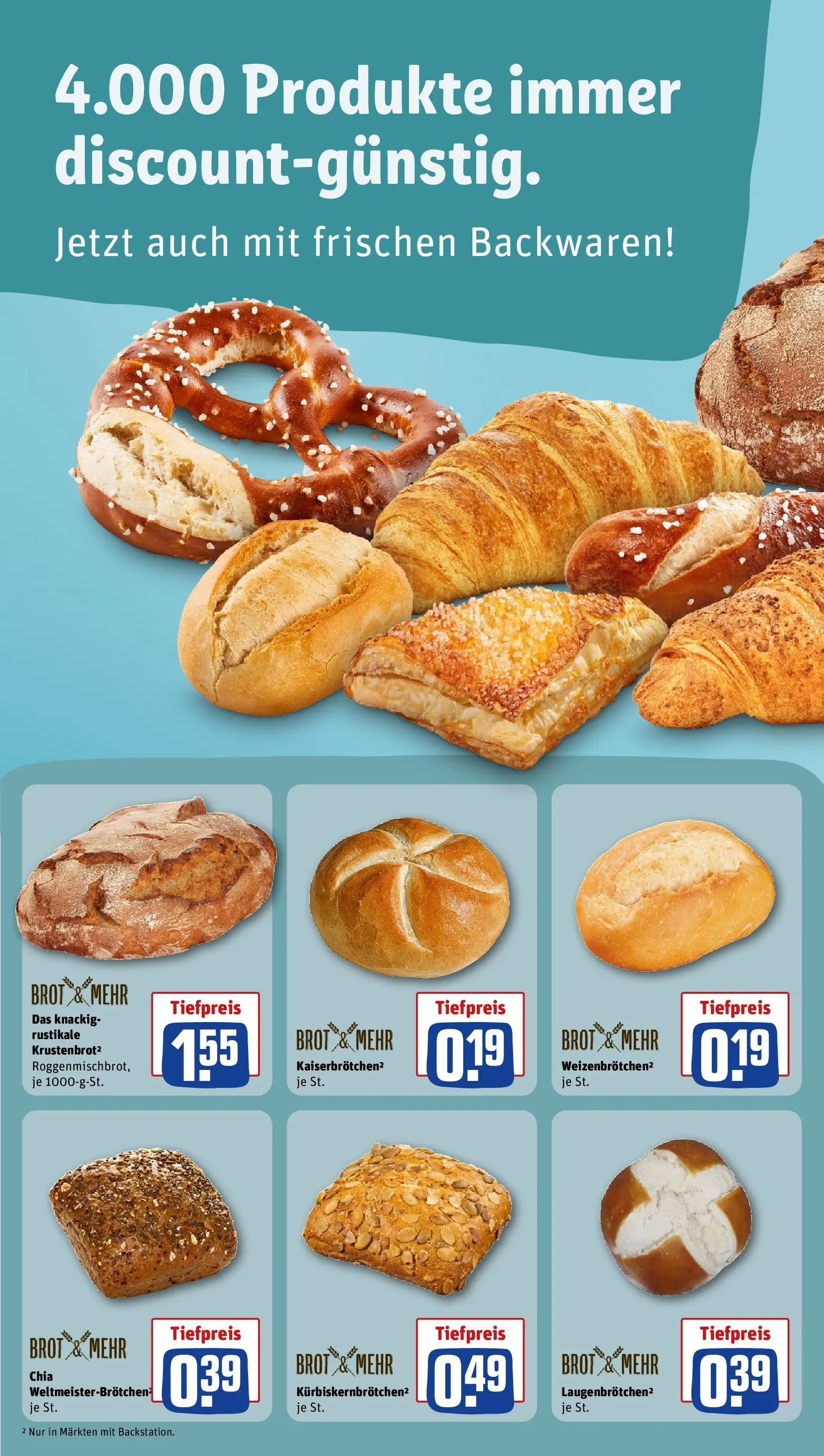 REWE Prospekt ab 22.02.2026 zum Blättern » Angebote | Seite: 10 | Produkte: Brot