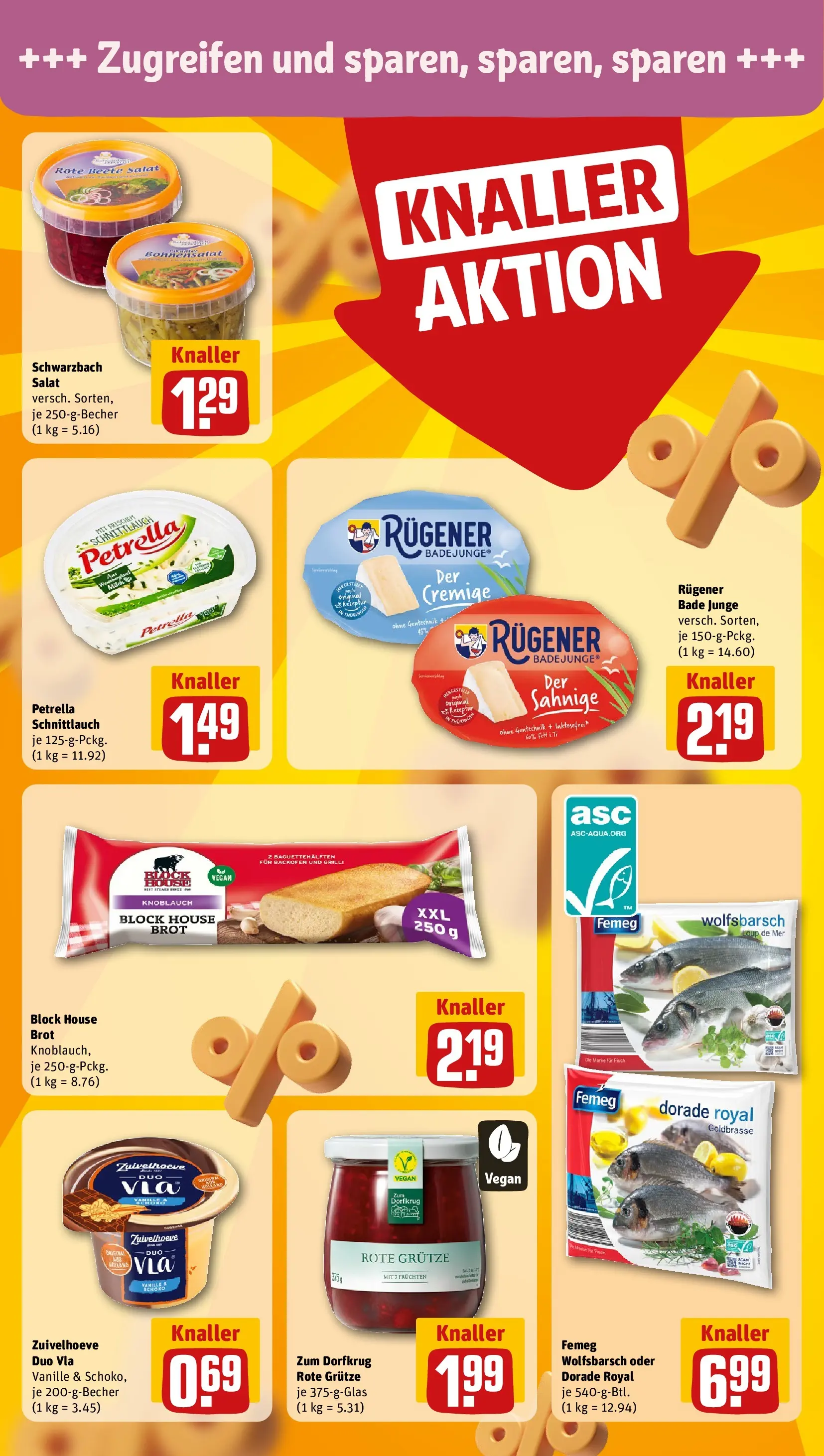 REWE Prospekt ab 22.02.2026 zum Blättern » Angebote | Seite: 24 | Produkte: Dorade, Rote Beete, Backofen, Brot