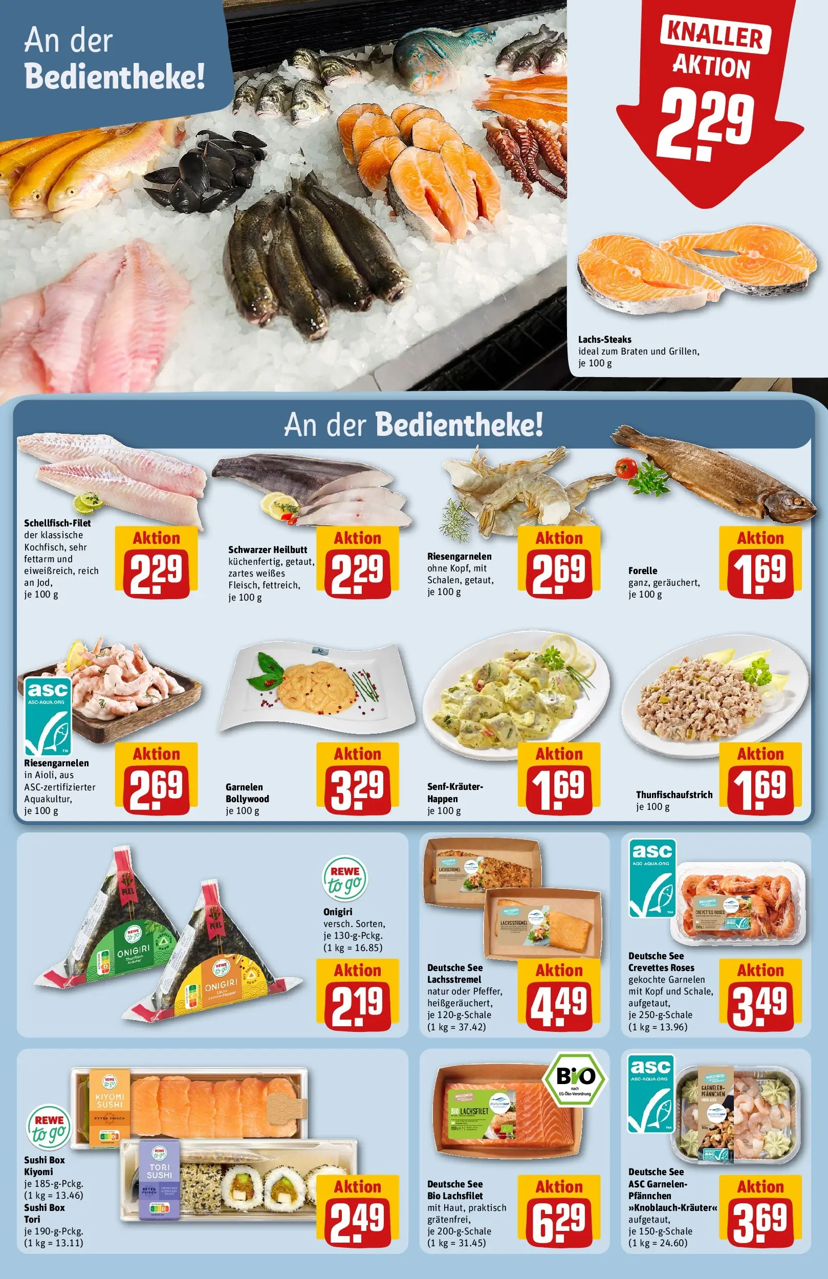 REWE Prospekt ab 22.02.2026 zum Blättern » Angebote | Seite: 14 | Produkte: Box, Garnelen